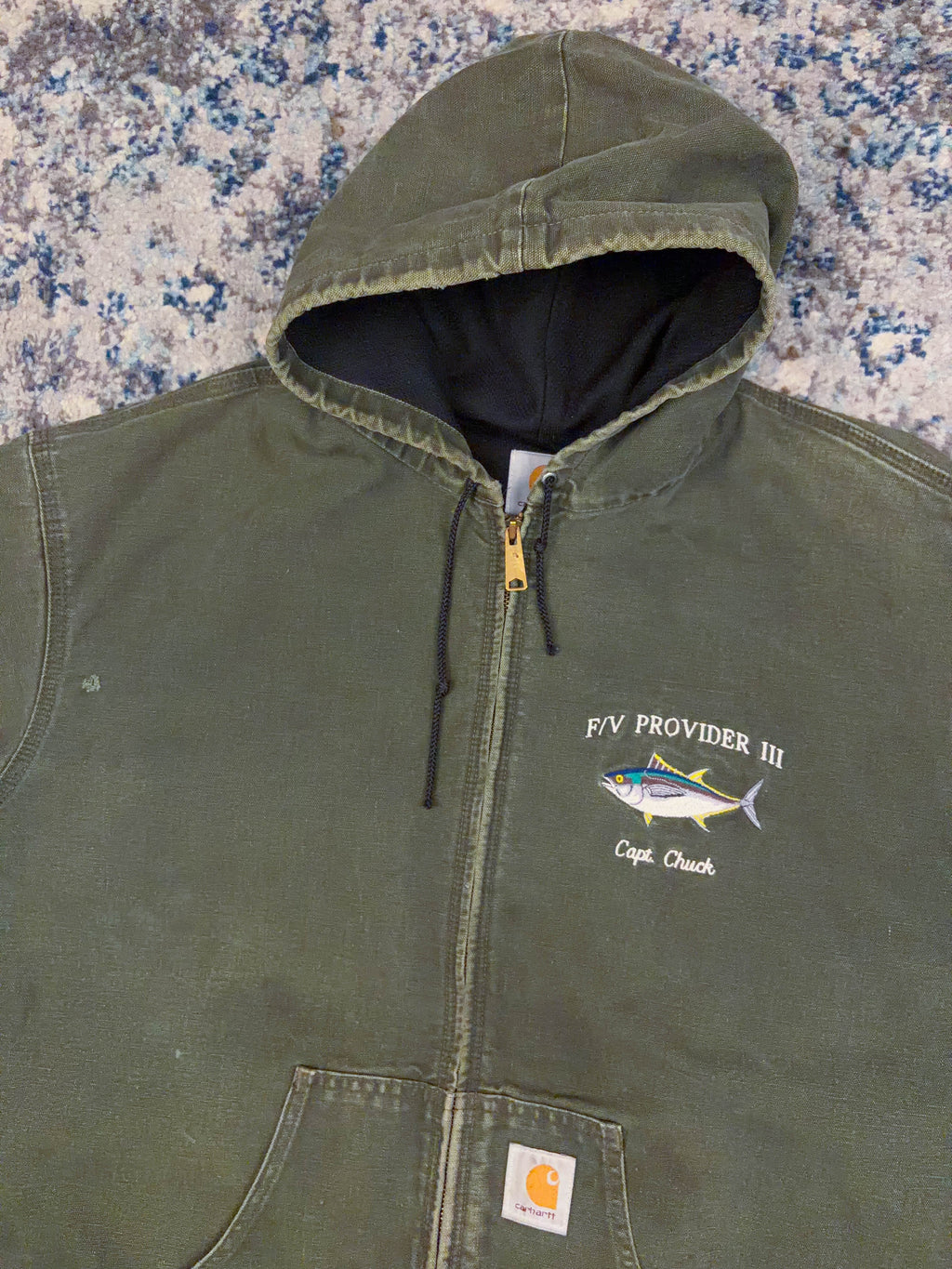 Vintage Carhartt Thermal Lined Workwear Active Jacket Size 2XL
