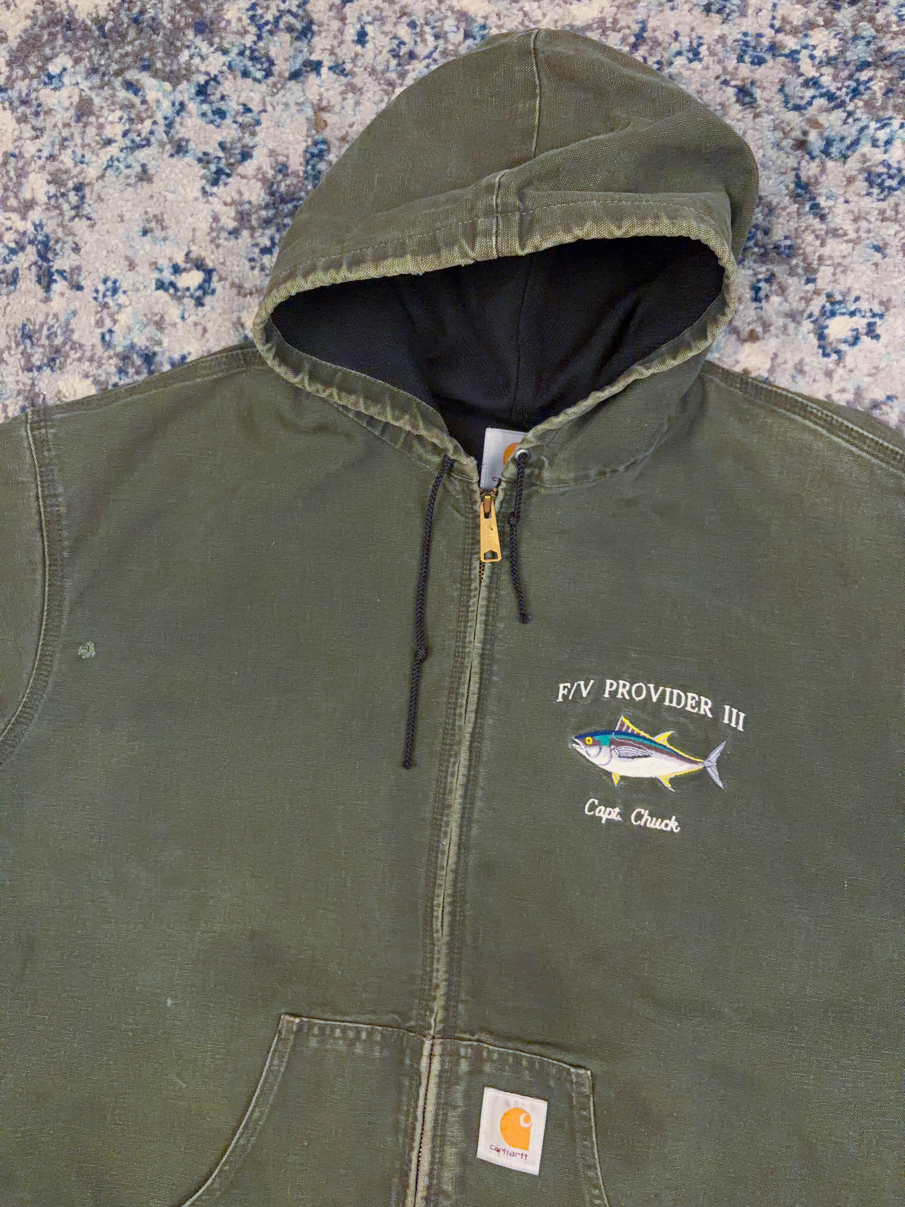 Vintage Carhartt Thermal Lined Workwear Active Jacket Size 2XL