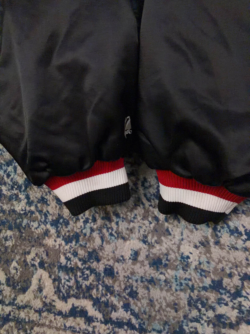 Vintage Portland Trail Blazers NBA Satin Bomber Jacket Size 2XL