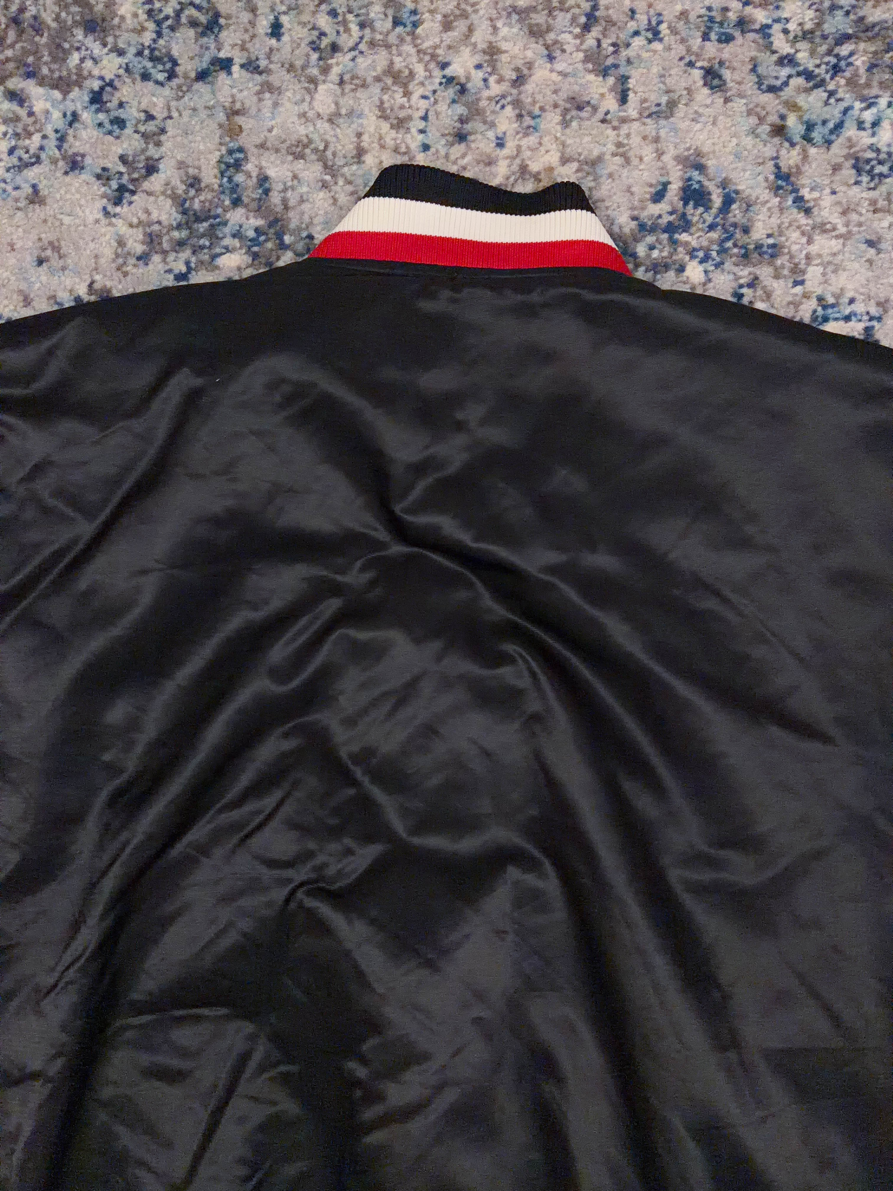 Vintage Portland Trail Blazers NBA Satin Bomber Jacket Size 2XL