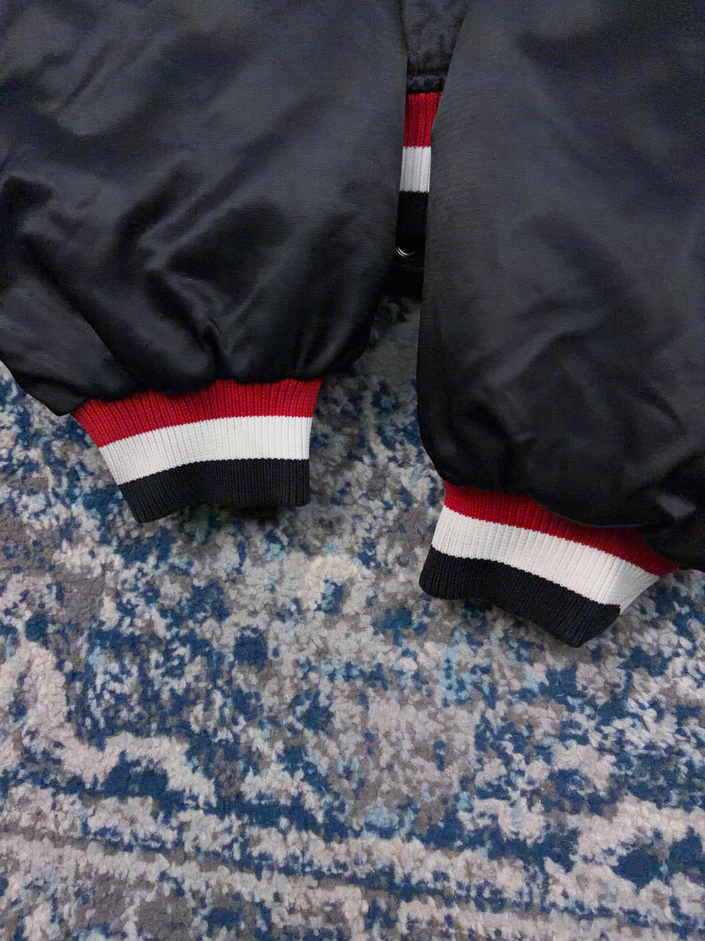 Vintage Portland Trail Blazers NBA Satin Bomber Jacket Size 2XL