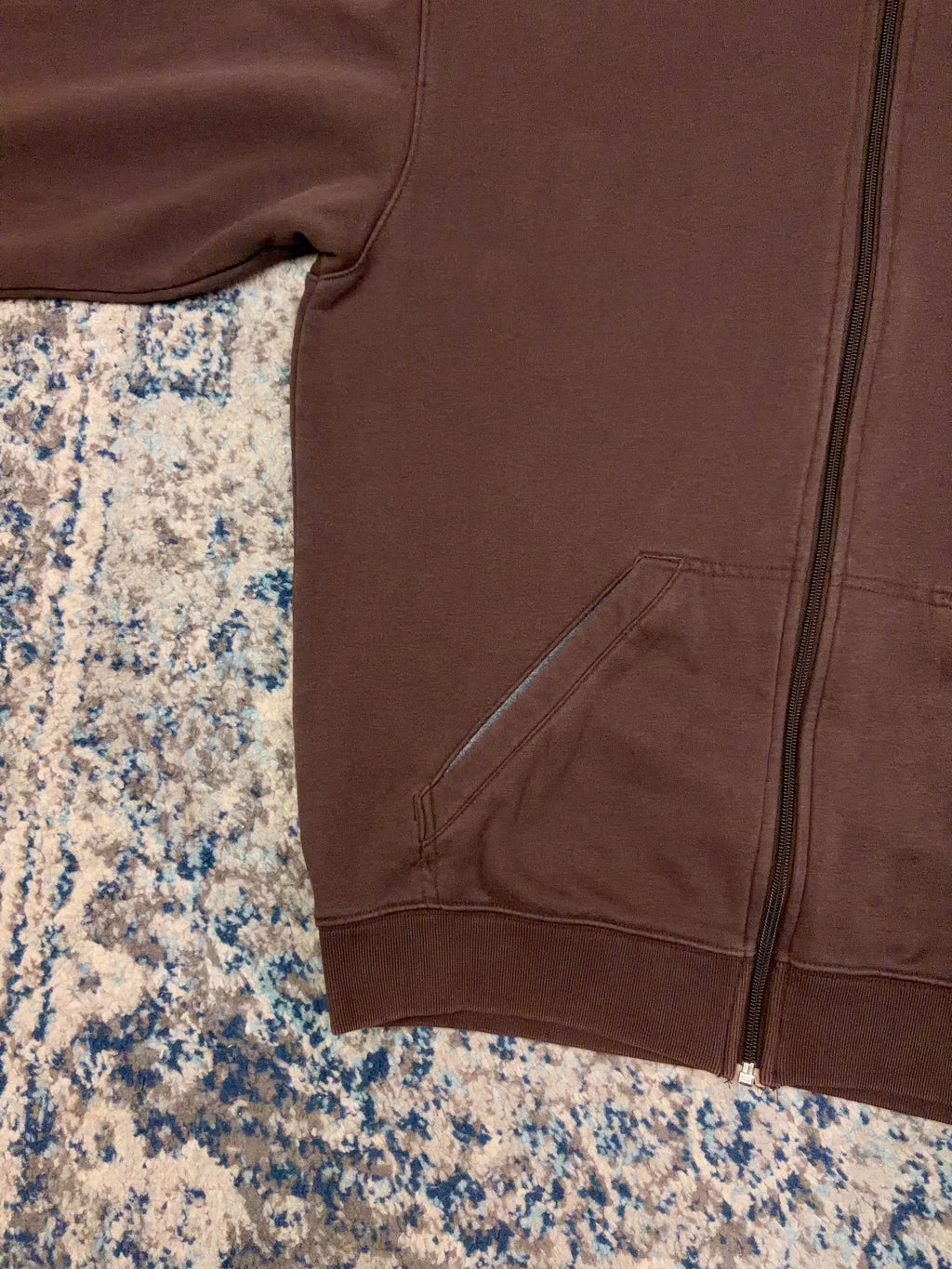 Vintage Nike Embroidered Mini Swoosh Full Zip Sweatshirt Size Medium