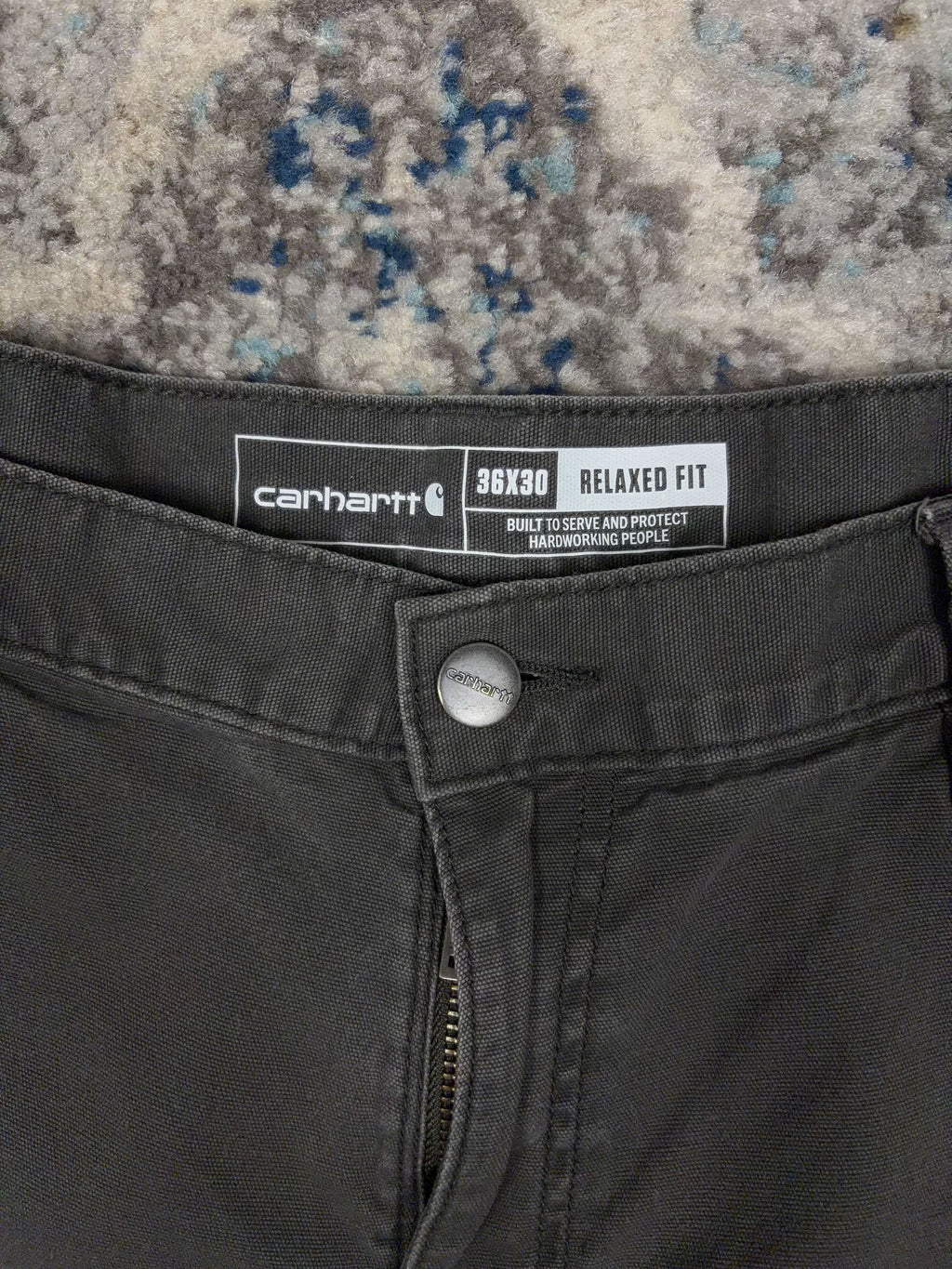 Carhartt Relaxed Fit Canvas Workwear Five Pocket Pants Size 35