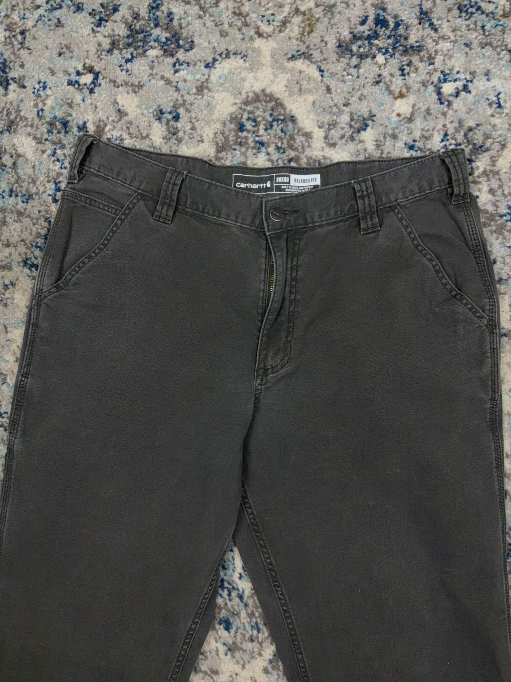 Carhartt Relaxed Fit Canvas Workwear Five Pocket Pants Size 35