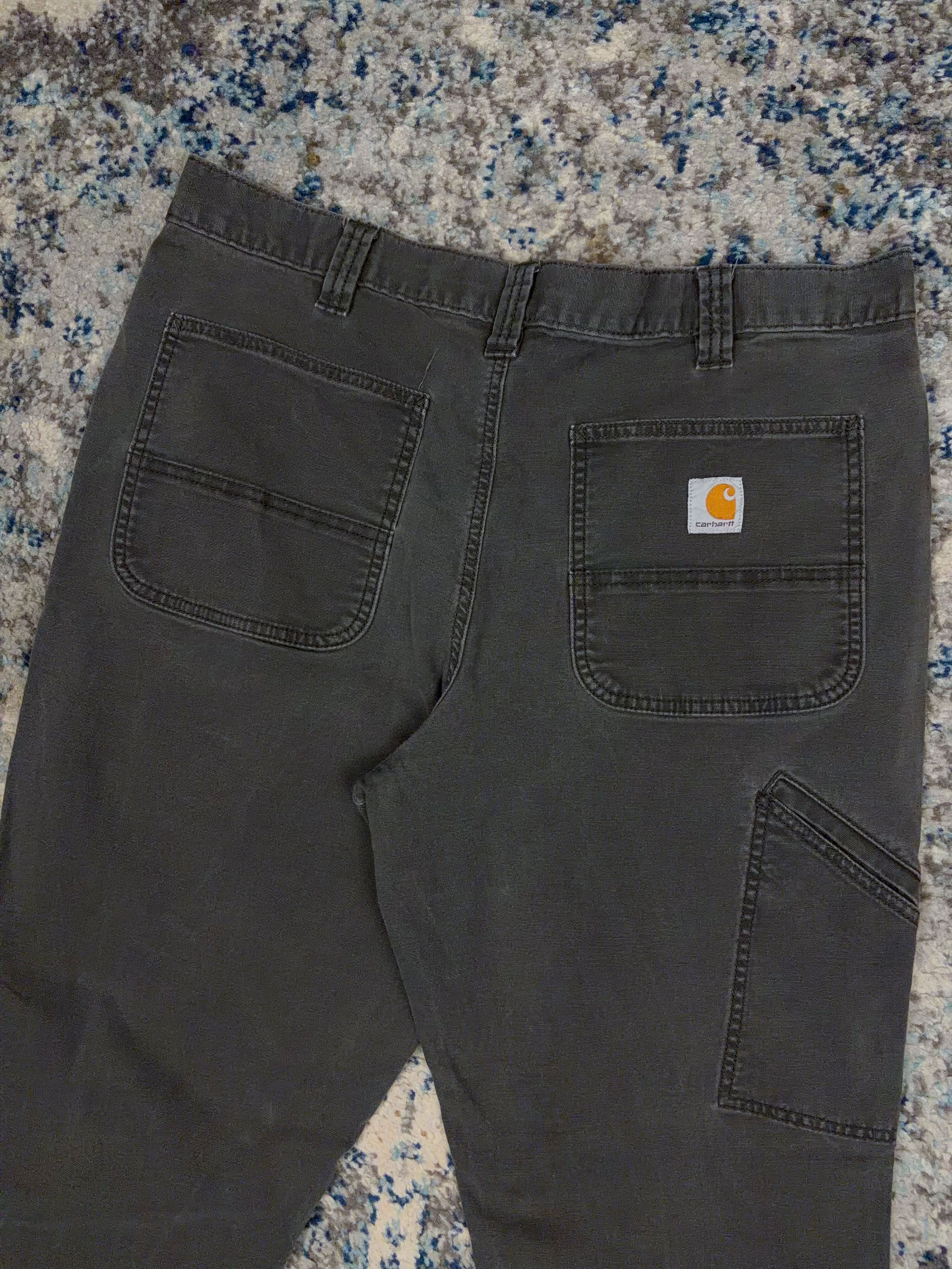 Carhartt Relaxed Fit Canvas Workwear Five Pocket Pants Size 35