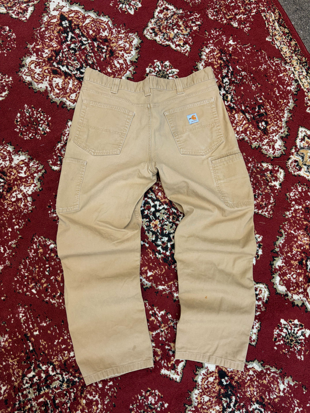 Vintage Carhartt FR Canvas Workwear Five Pocket Pants Size 35