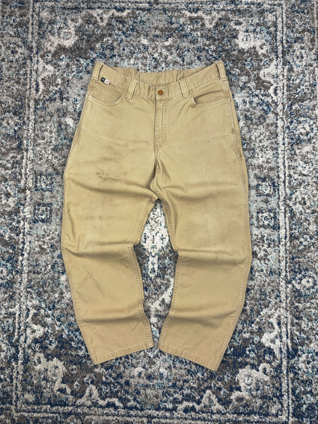 Vintage Carhartt FR Canvas Workwear Five Pocket Pants Size 35