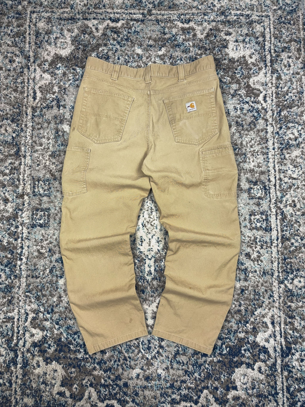 Vintage Carhartt FR Canvas Workwear Five Pocket Pants Size 35