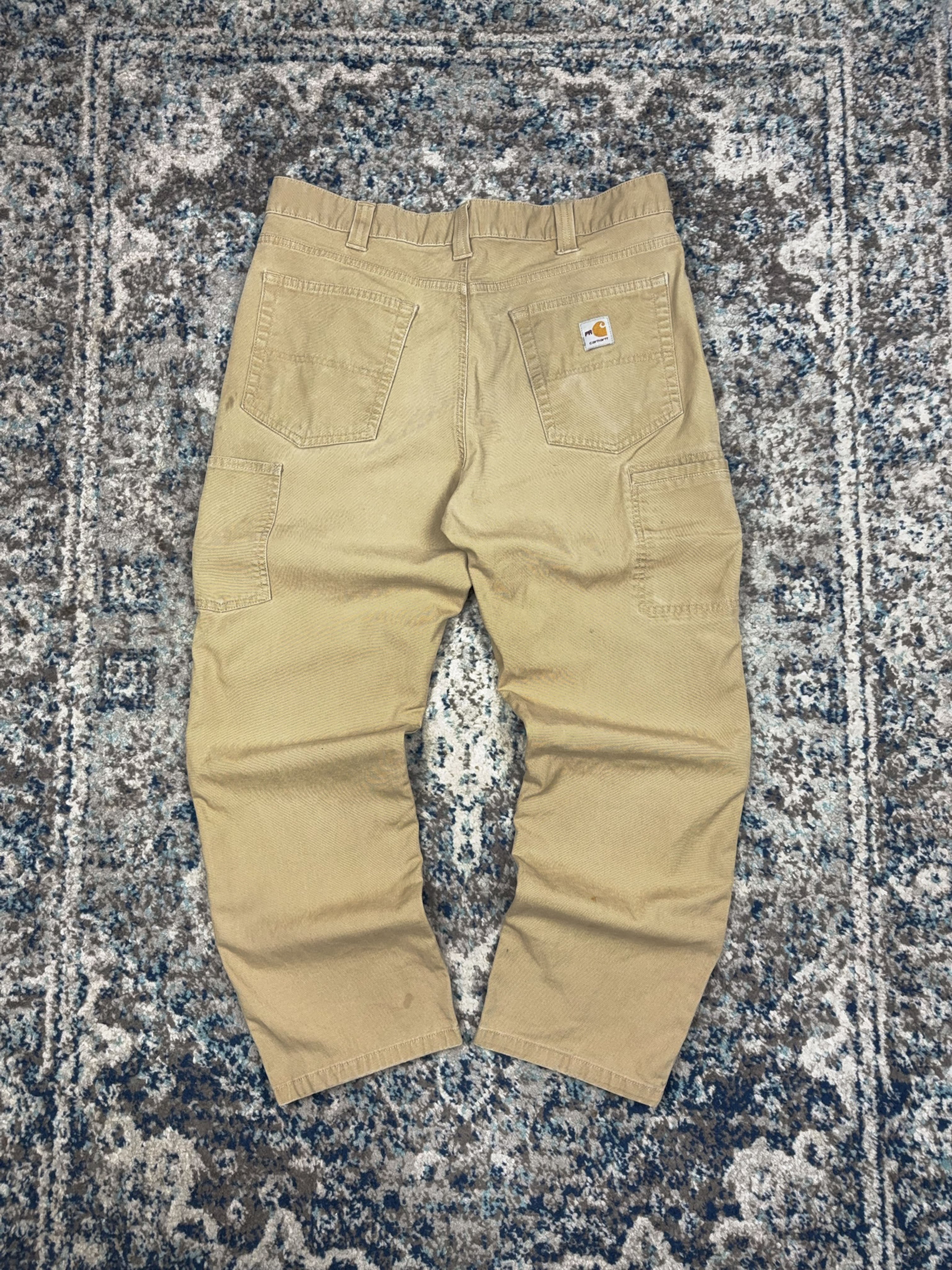 Vintage Carhartt FR Canvas Workwear Five Pocket Pants Size 35