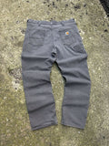 Vintage Carhartt Relaxed Fit Canvas Workwear Five Pocket Pants Size 36
