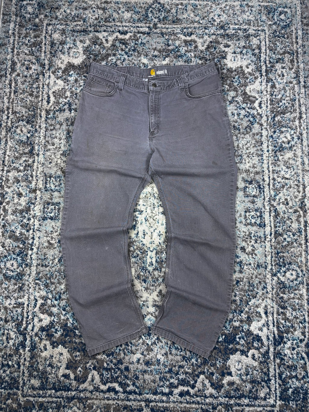 Vintage Carhartt Relaxed Fit Canvas Workwear Five Pocket Pants Size 36