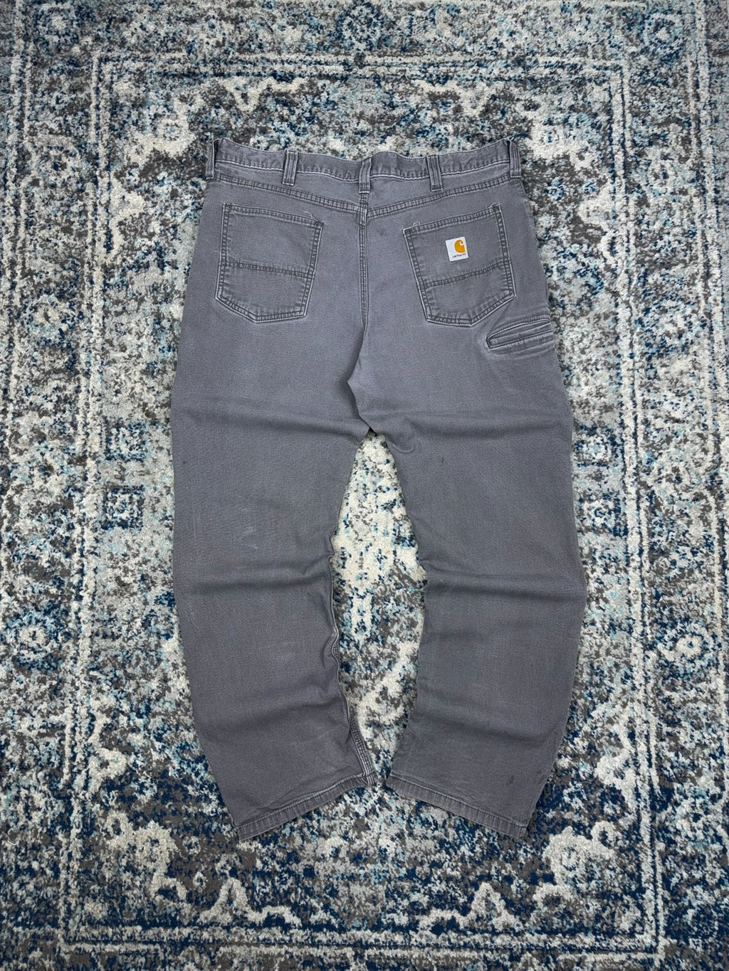 Vintage Carhartt Relaxed Fit Canvas Workwear Five Pocket Pants Size 36