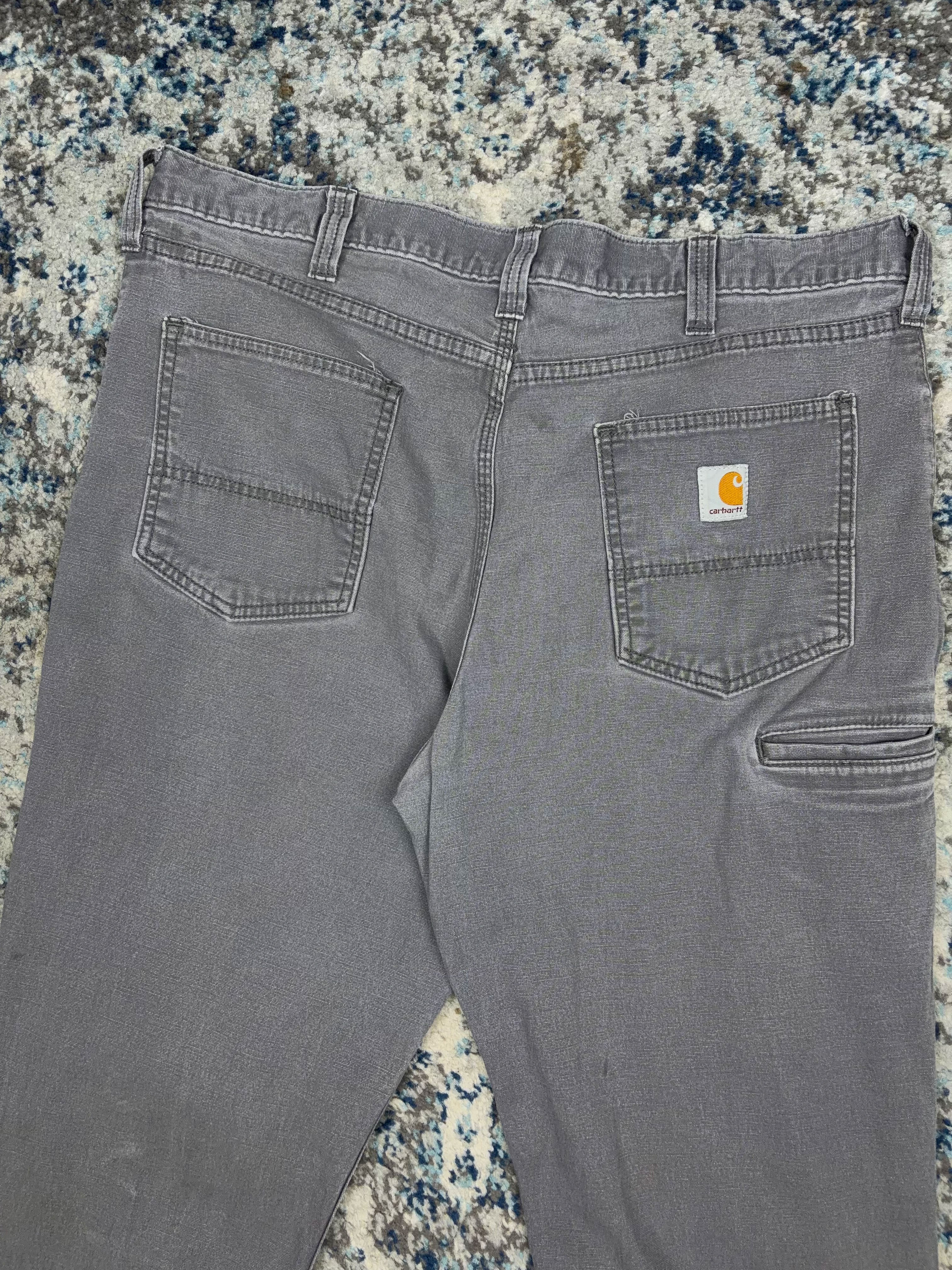 Vintage Carhartt Relaxed Fit Canvas Workwear Five Pocket Pants Size 36
