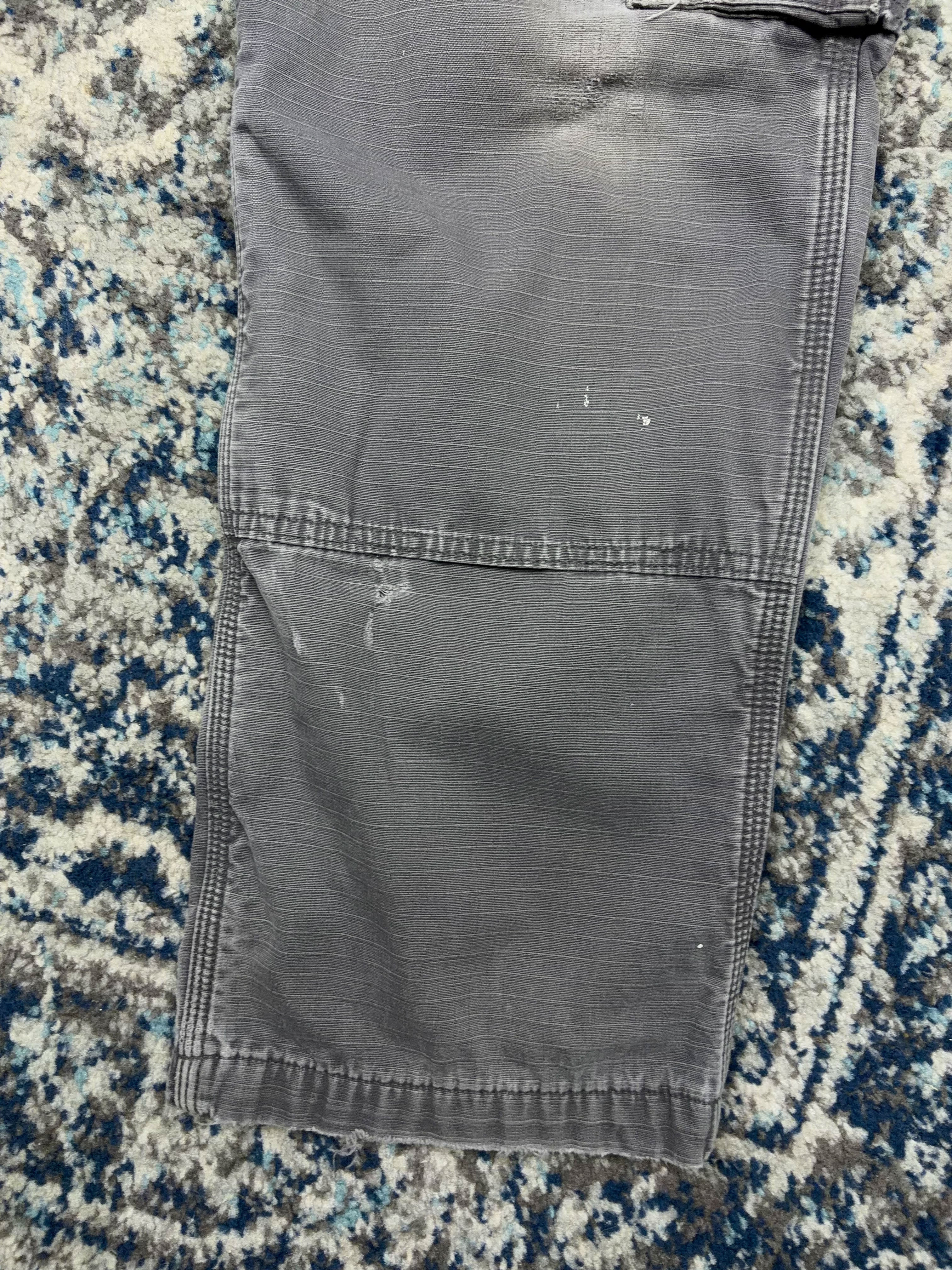 Vintage Carhartt Plaid Lined Ripstop Canvas Cargo Pants Size 37