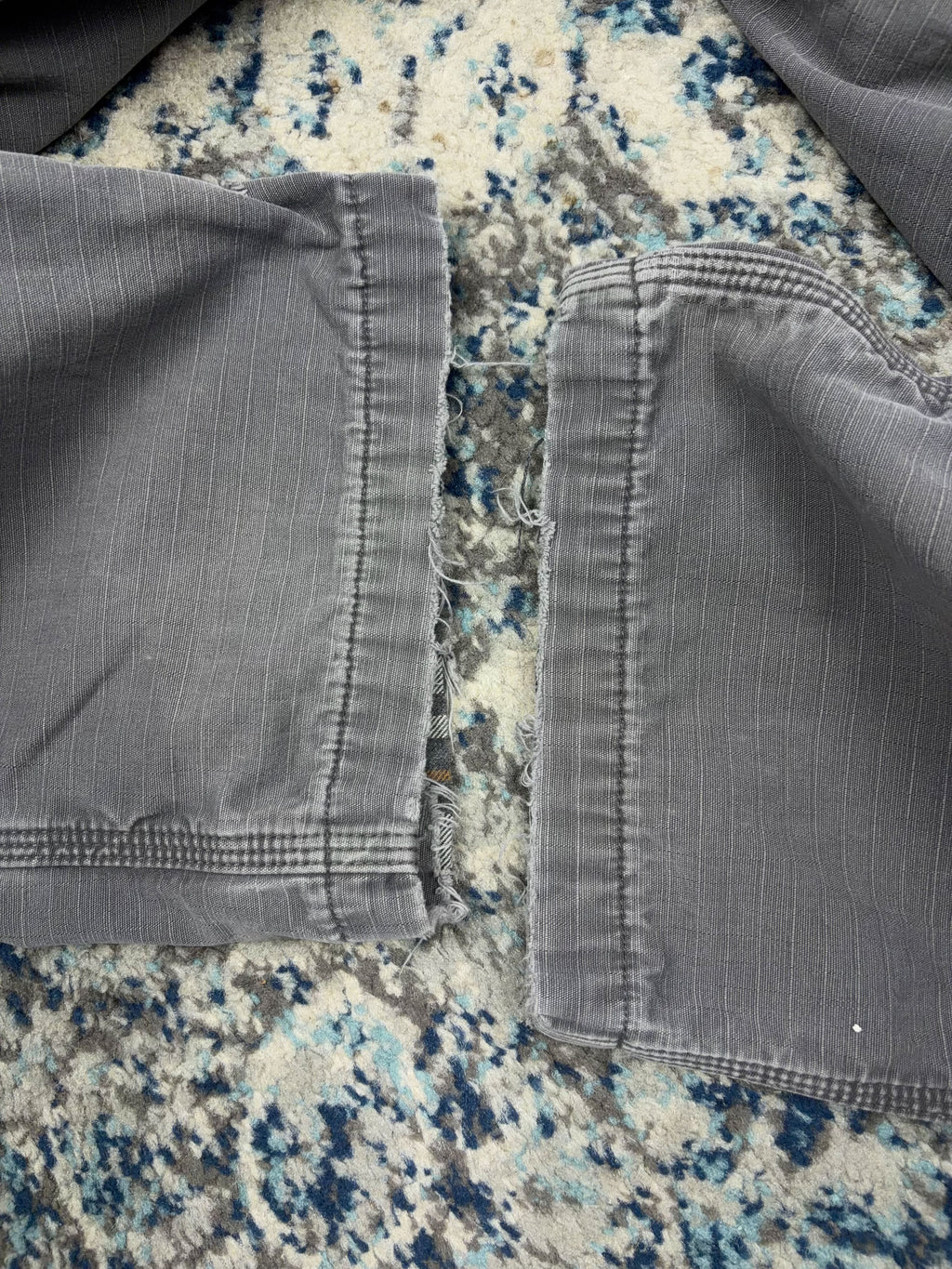 Vintage Carhartt Plaid Lined Ripstop Canvas Cargo Pants Size 37