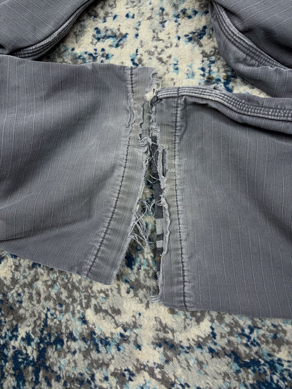 Vintage Carhartt Plaid Lined Ripstop Canvas Cargo Pants Size 37