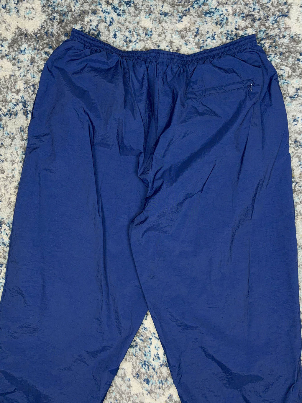 Vintage Nike Embroidered Tonal Swoosh Windbreaker Pants Size XL