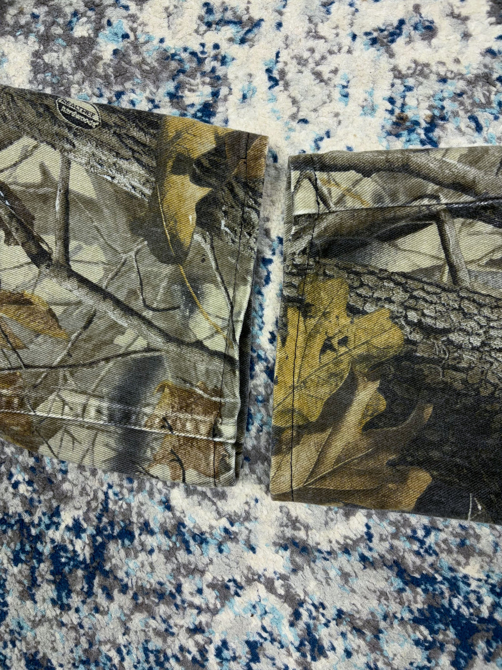 Vintage Wrangler Rugged Wear Realtree Hardwoods Camo Pants Size 35