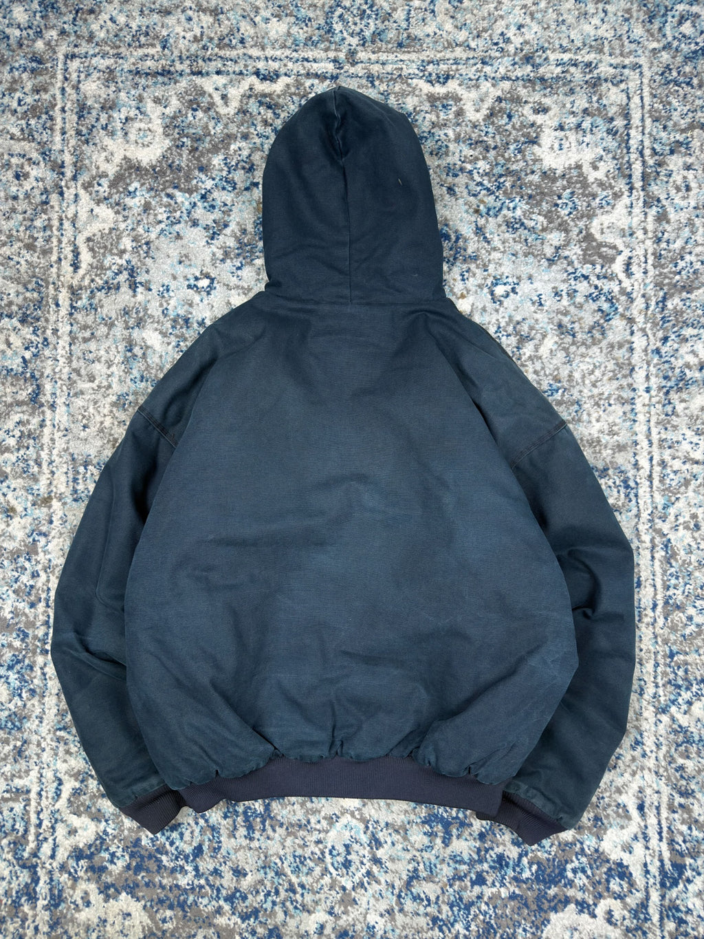 Vintage WearGuard Insulated Hooded Workwear Bomber Jacket Size XL
