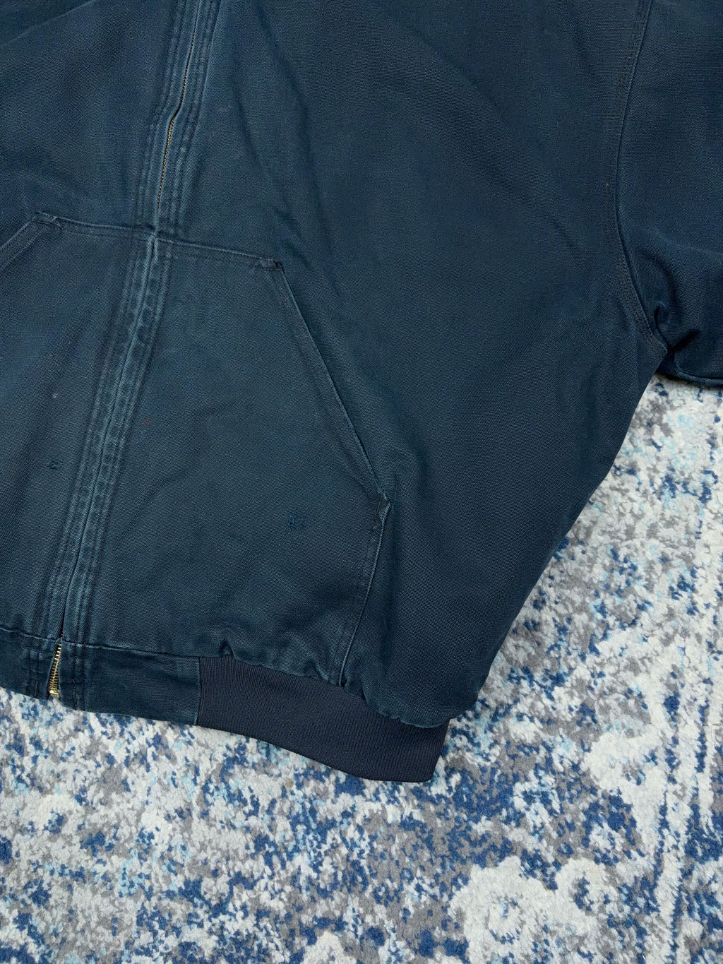 Vintage WearGuard Insulated Hooded Workwear Bomber Jacket Size XL