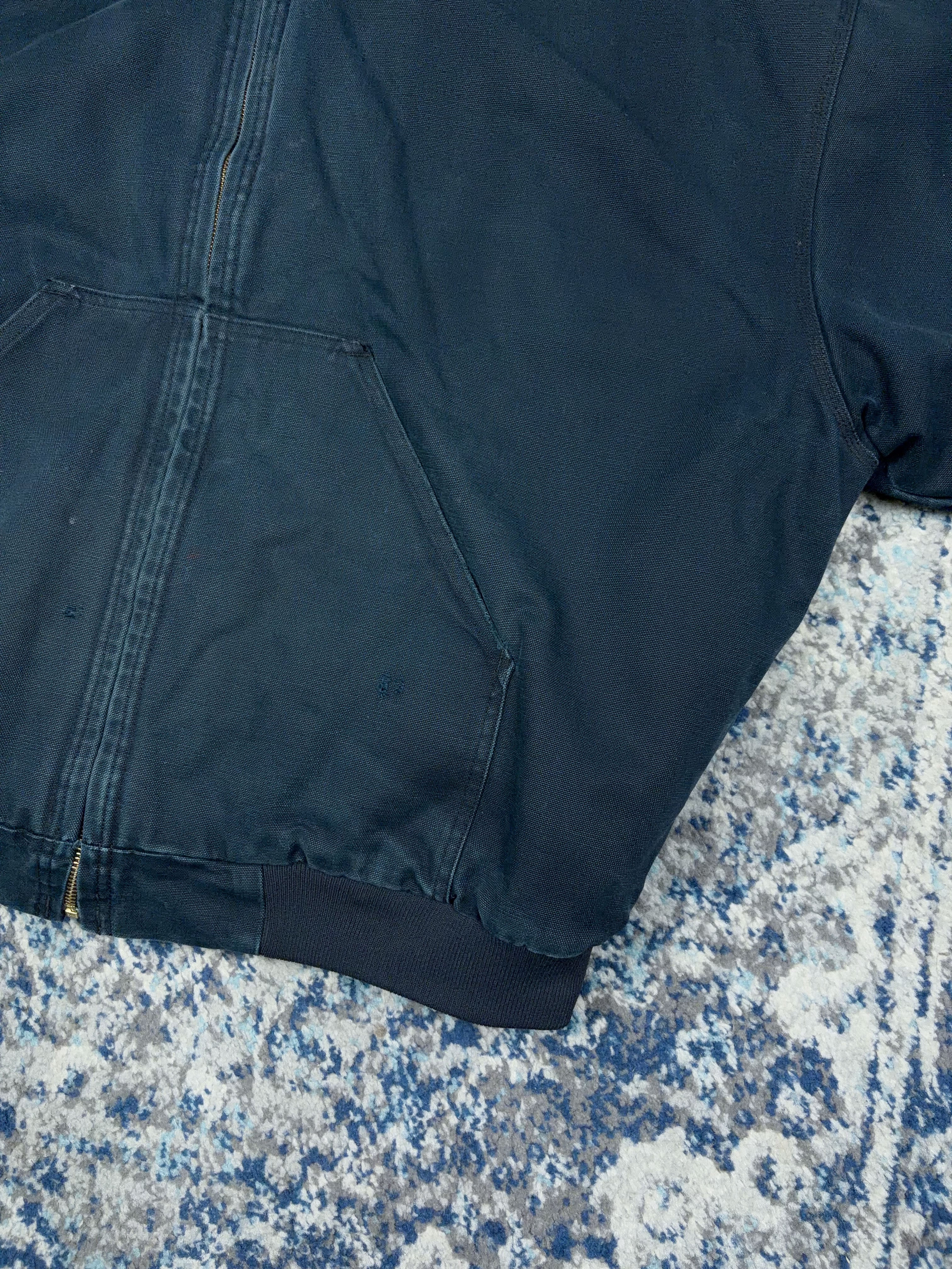 Vintage WearGuard Insulated Hooded Workwear Bomber Jacket Size XL
