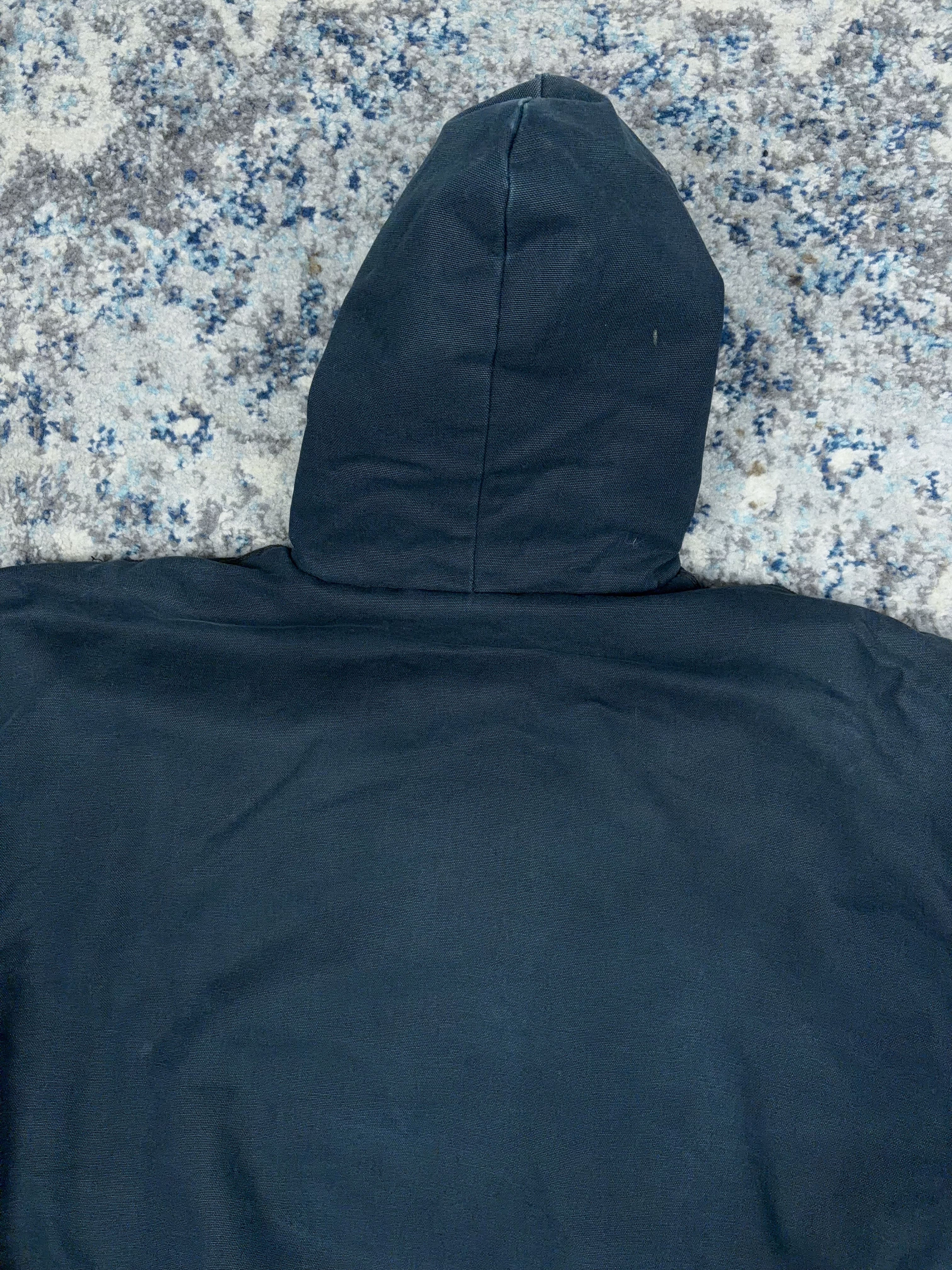 Vintage WearGuard Insulated Hooded Workwear Bomber Jacket Size XL
