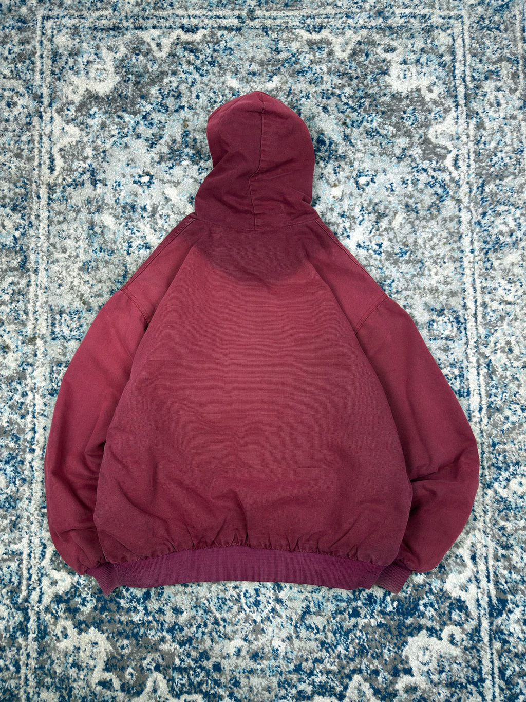 Vintage Hired Hand Thermal Lined Hooded Workwear Bomber Jacket Size XL