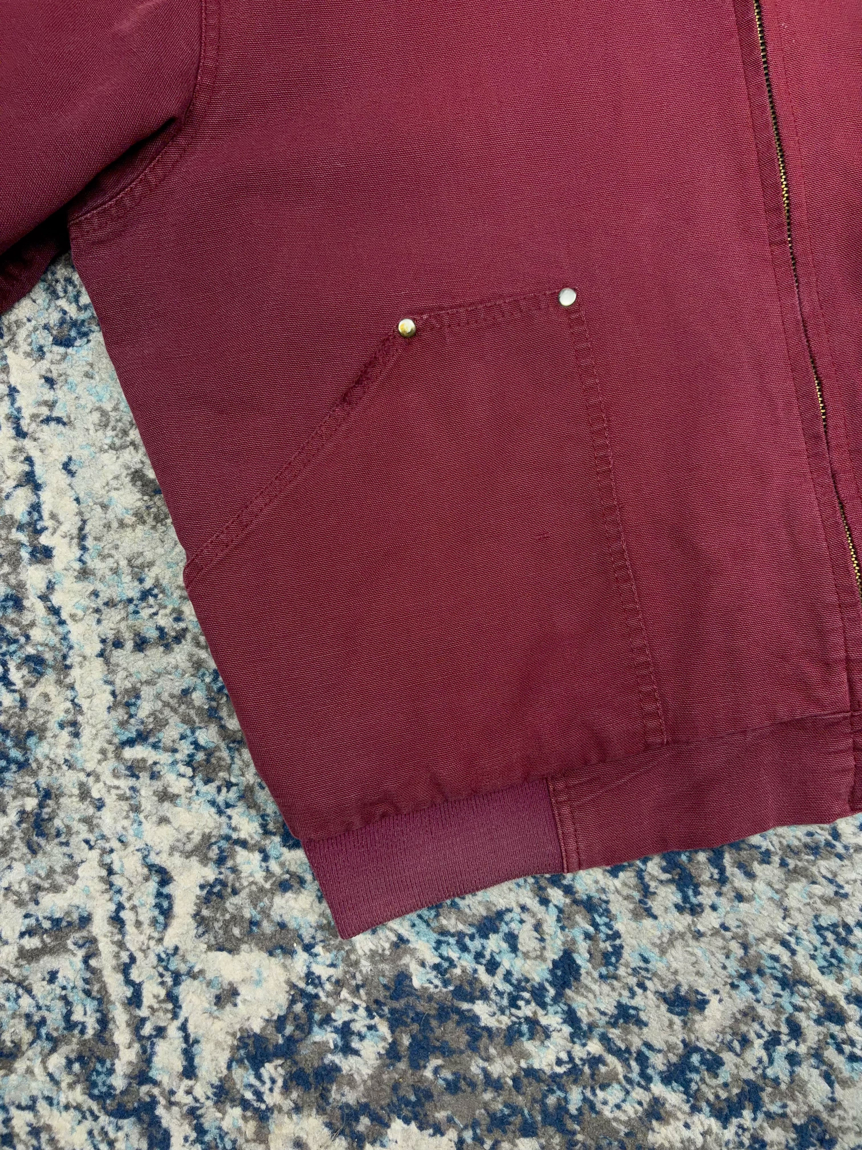 Vintage Hired Hand Thermal Lined Hooded Workwear Bomber Jacket Size XL