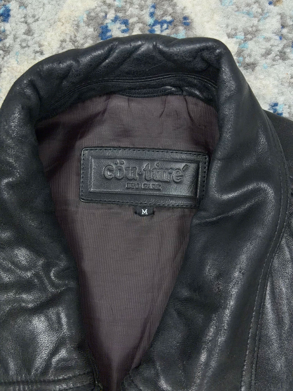 Vintage Couture By J. Park Lamb Leather Bomber Jacket Size Medium