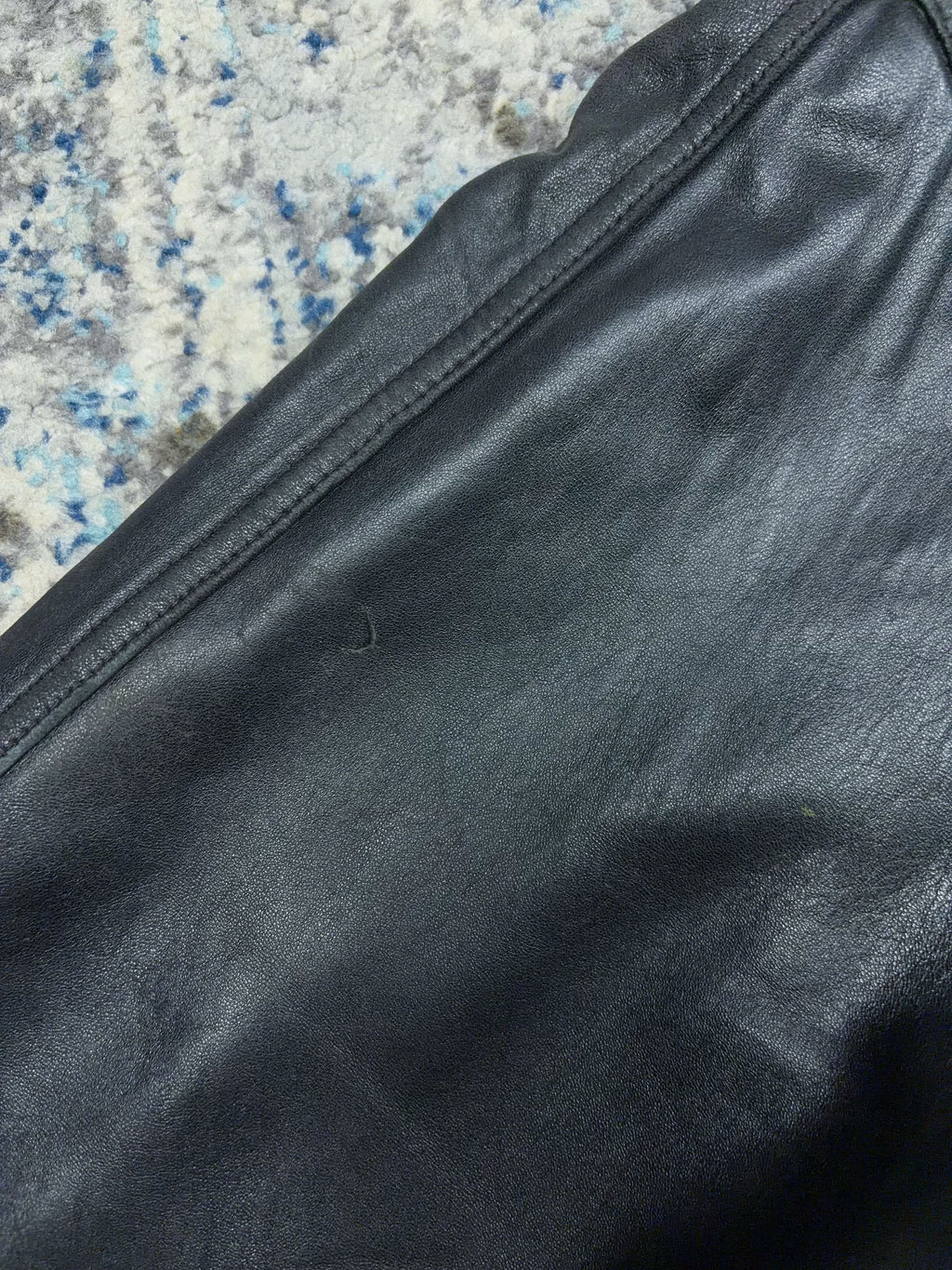 Vintage Couture By J. Park Lamb Leather Bomber Jacket Size Medium