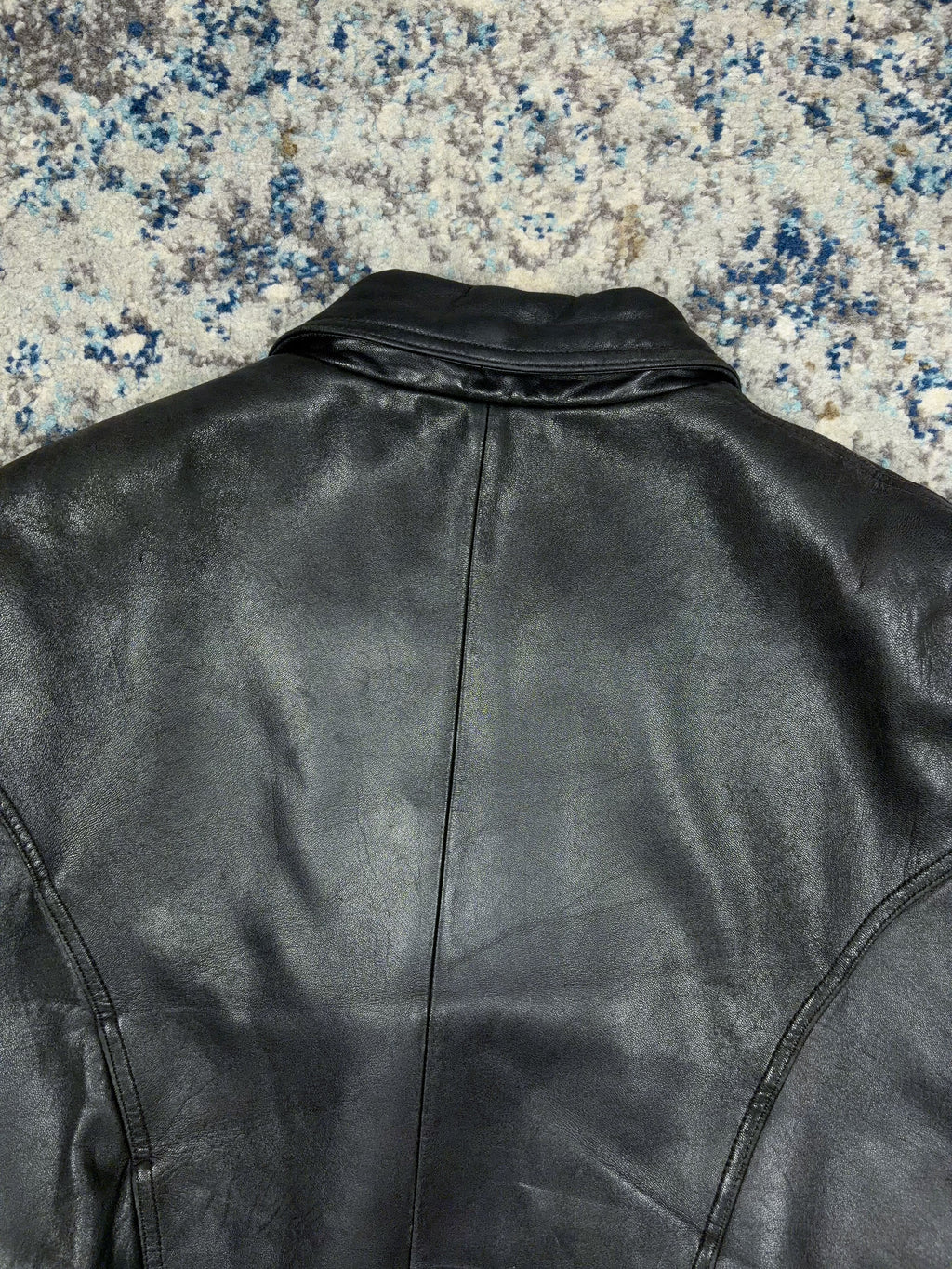 Vintage Couture By J. Park Lamb Leather Bomber Jacket Size Medium