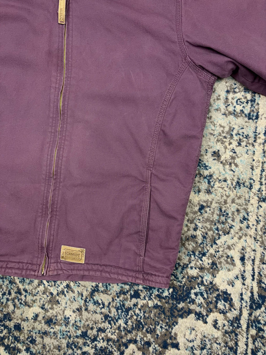 Vintage C.S. Smith Workwear Sherpa Lined Hooded Jacket Size XL YOUTH