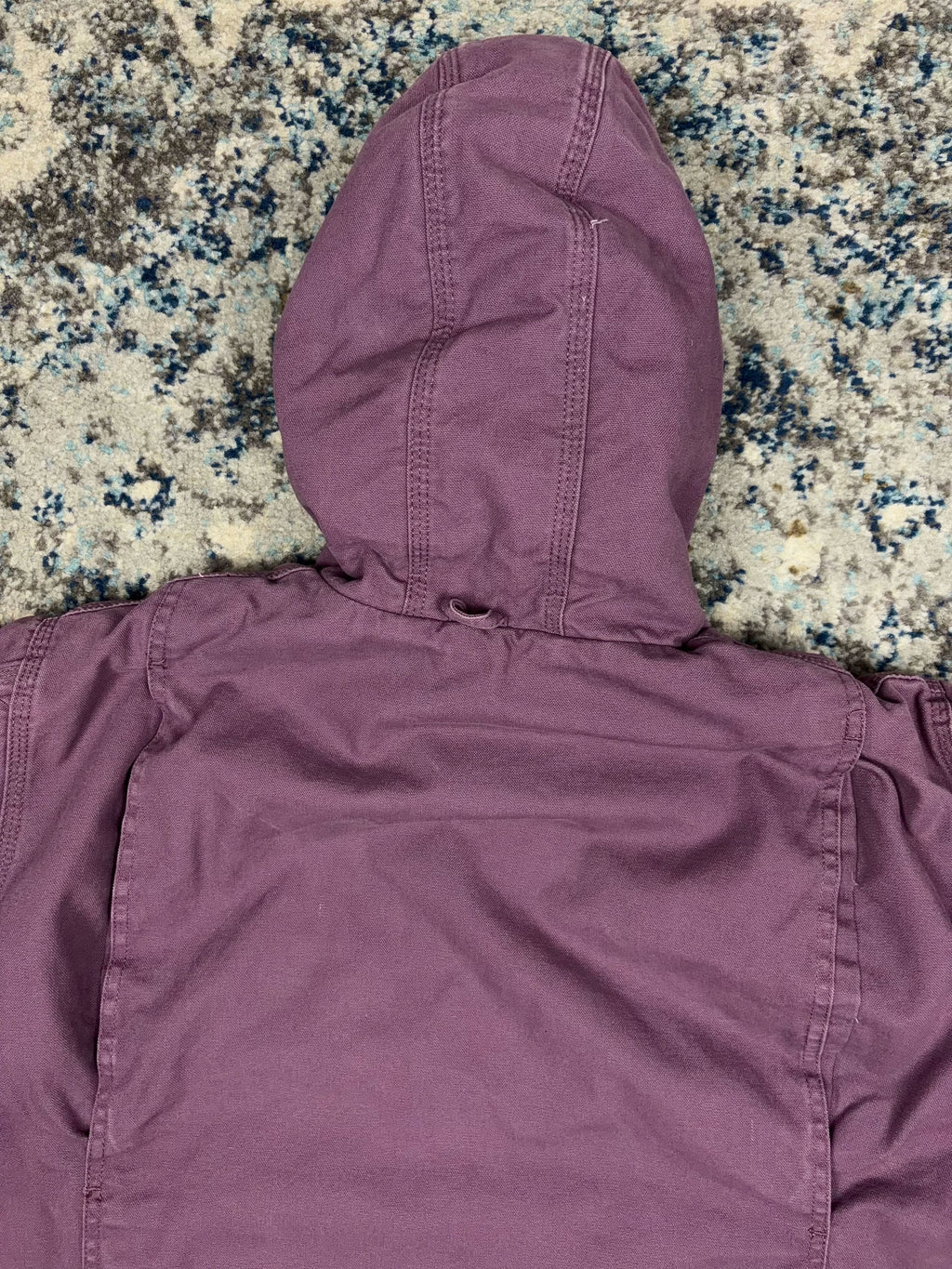 Vintage C.S. Smith Workwear Sherpa Lined Hooded Jacket Size XL YOUTH