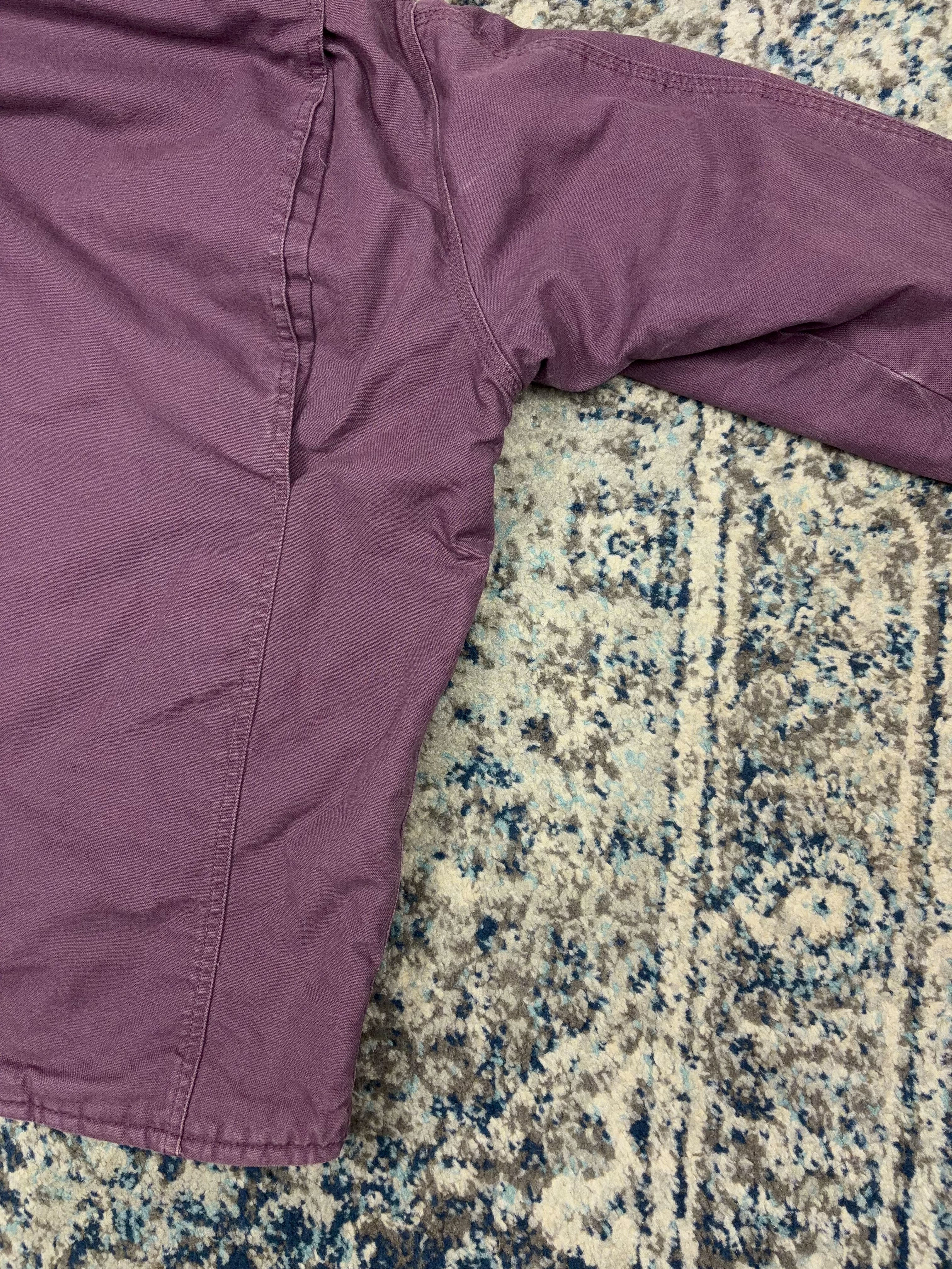 Vintage C.S. Smith Workwear Sherpa Lined Hooded Jacket Size XL YOUTH