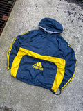 Vintage Adidas 1/2 Zip Pullover Anorak Windbreaker Jacket Size XL