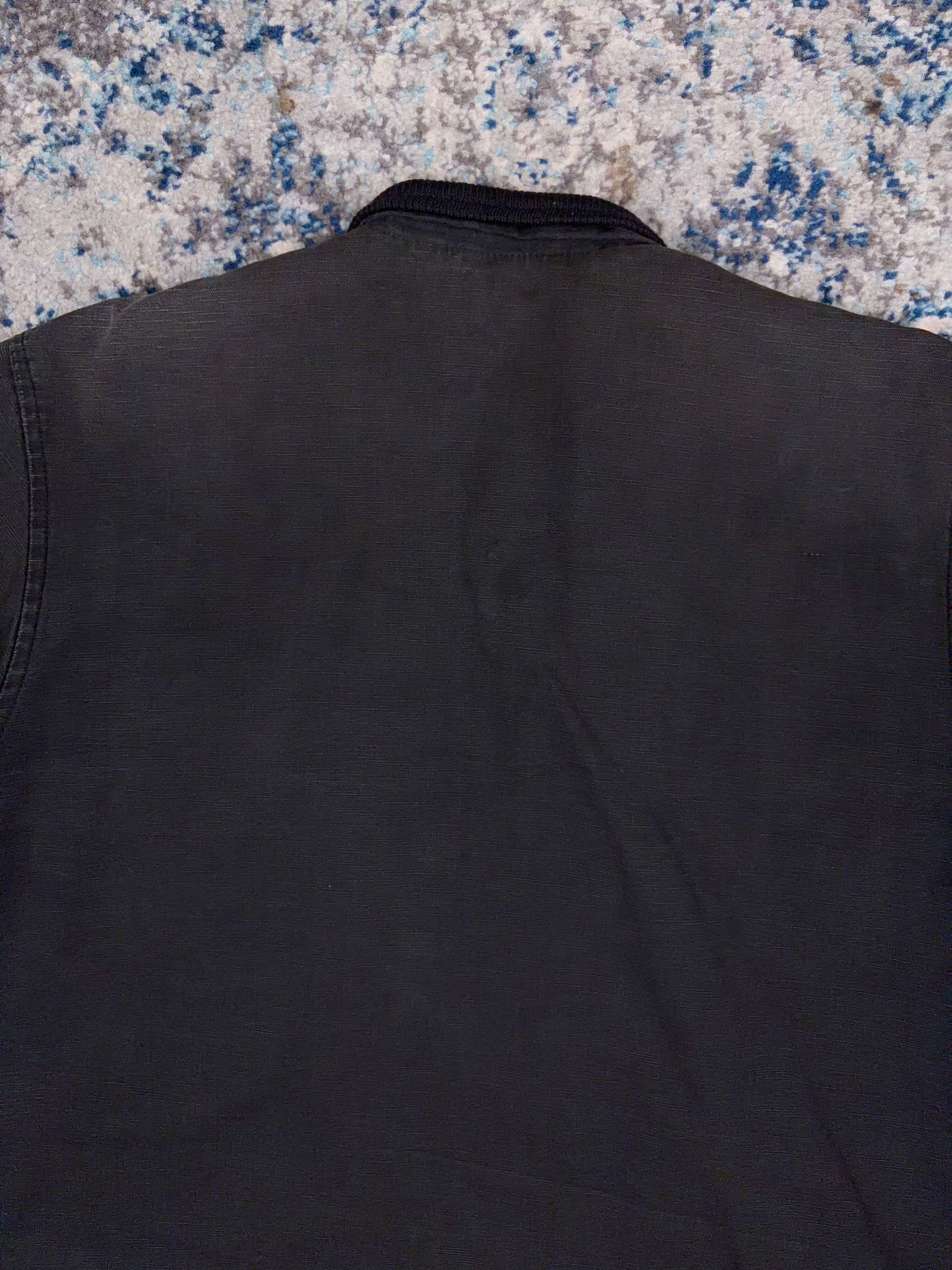 Vintage Y2K Quiksilver Quilted Lined Canvas Full Zip Jacket Size Medium