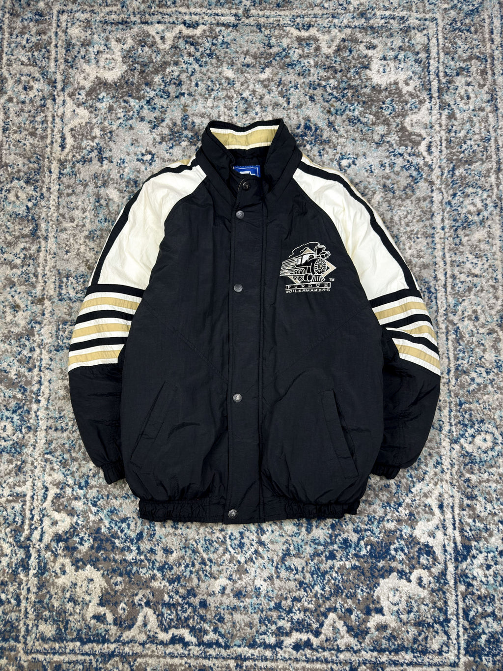 Vintage 90s Purdue Boilermakers NCAA Embroidered Starter Jacket Size Medium