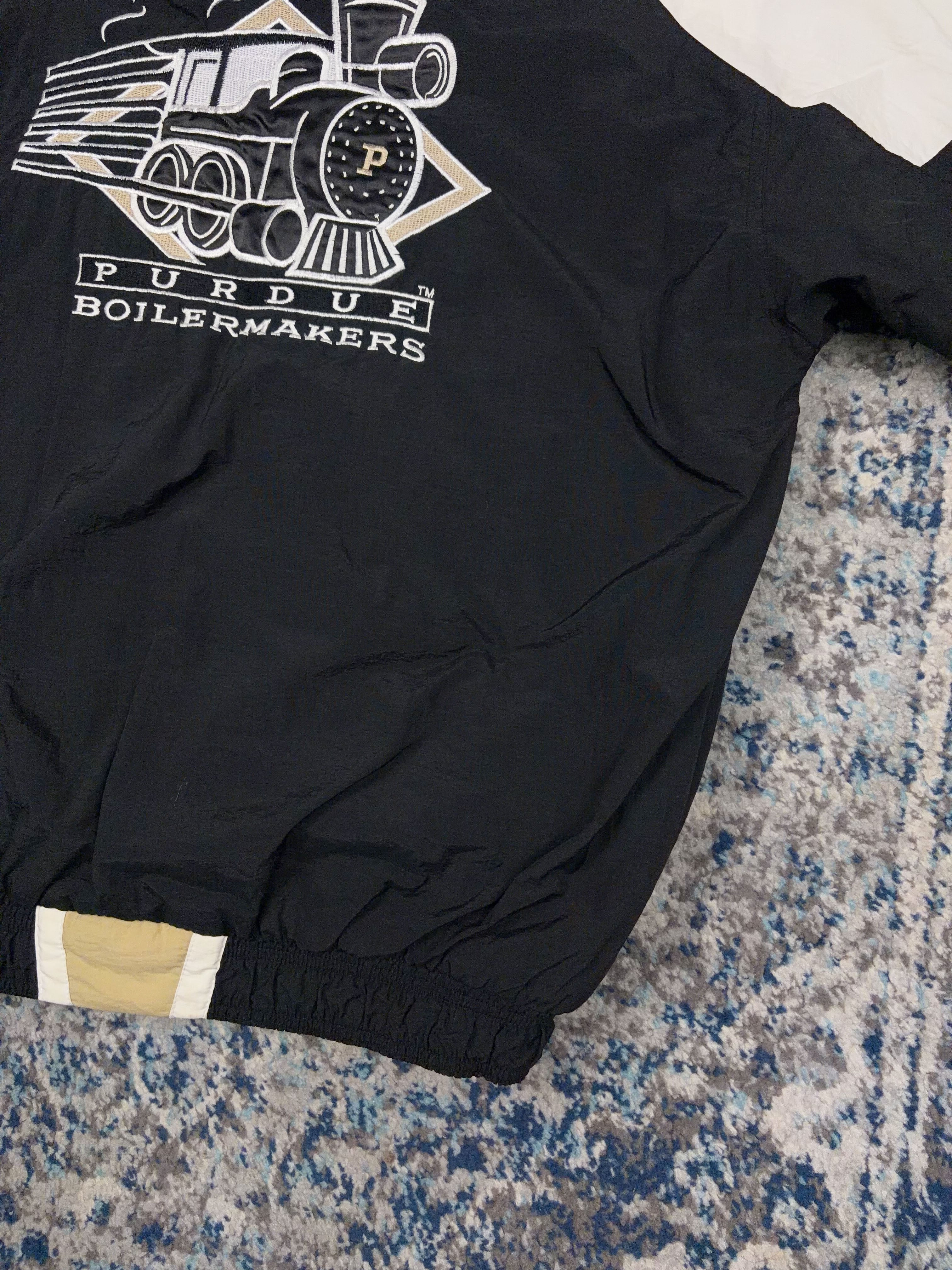 Vintage 90s Purdue Boilermakers NCAA Embroidered Starter Jacket Size Medium