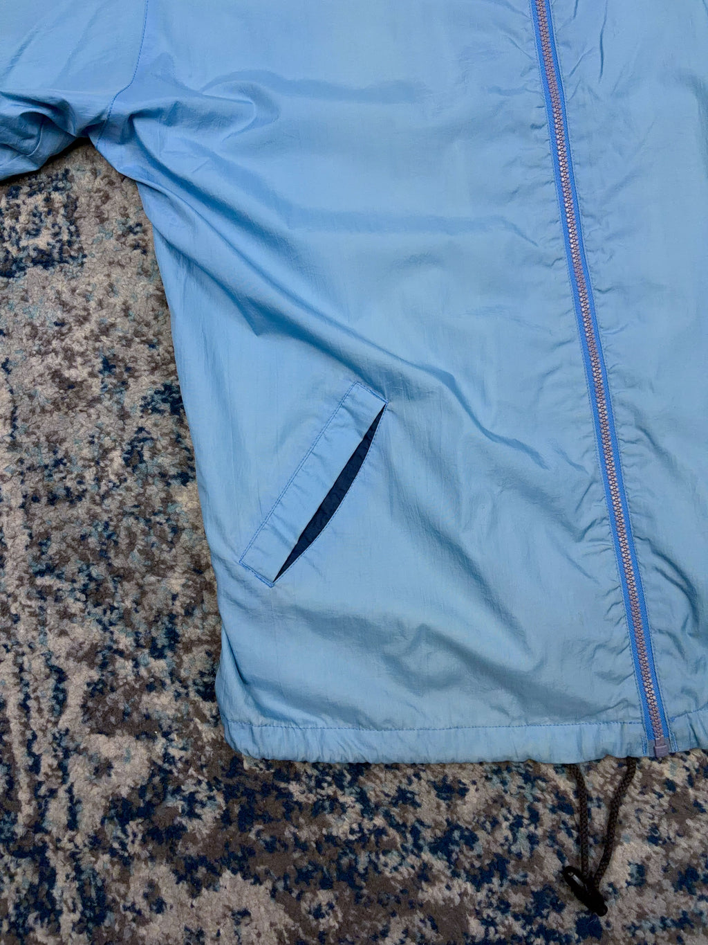 Vintage 90s UNC Tarheels NCAA Starter Windbreaker Jacket Size Medium