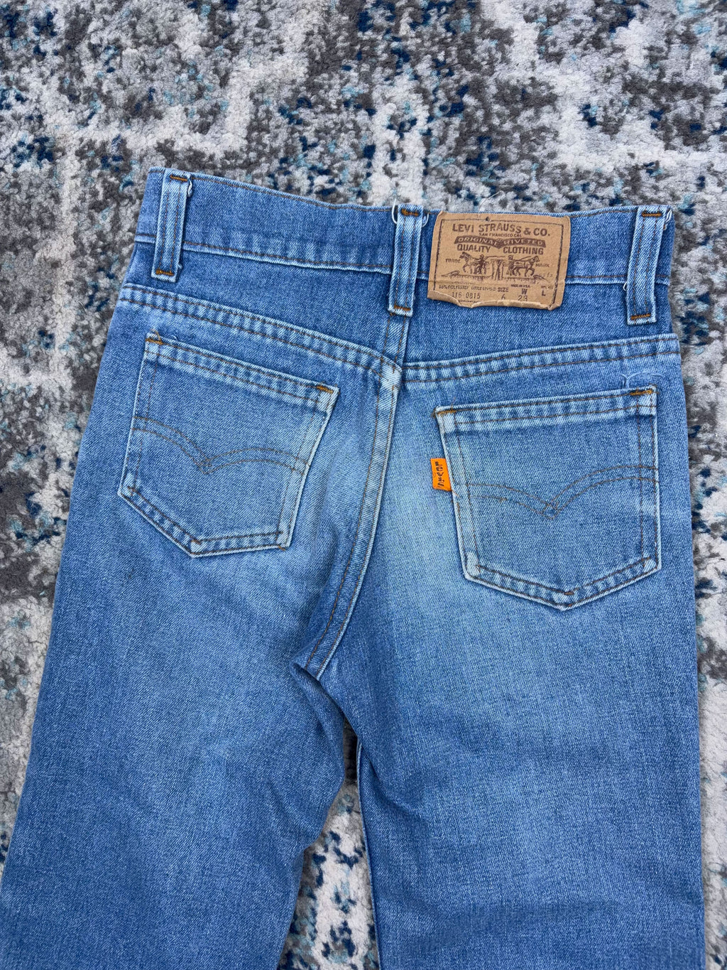 Vintage Levis Orange Tab Medium Wash Denim Pants Size 22 YOUTH