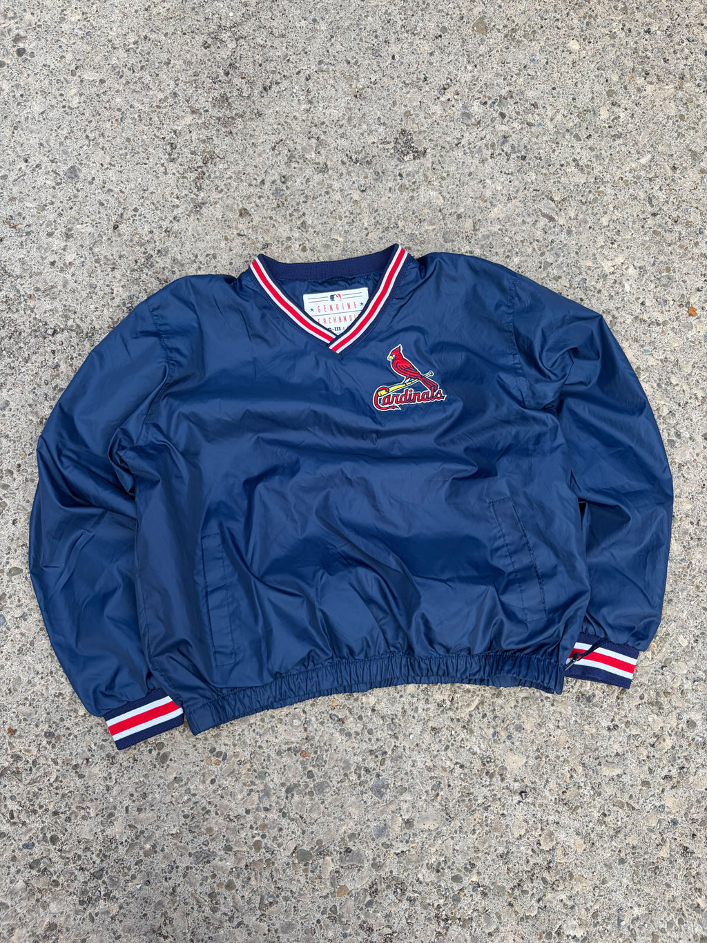 Vintage Arizona Cardinals MLB Embroidered Windbreaker Jacket Size YOUTH L