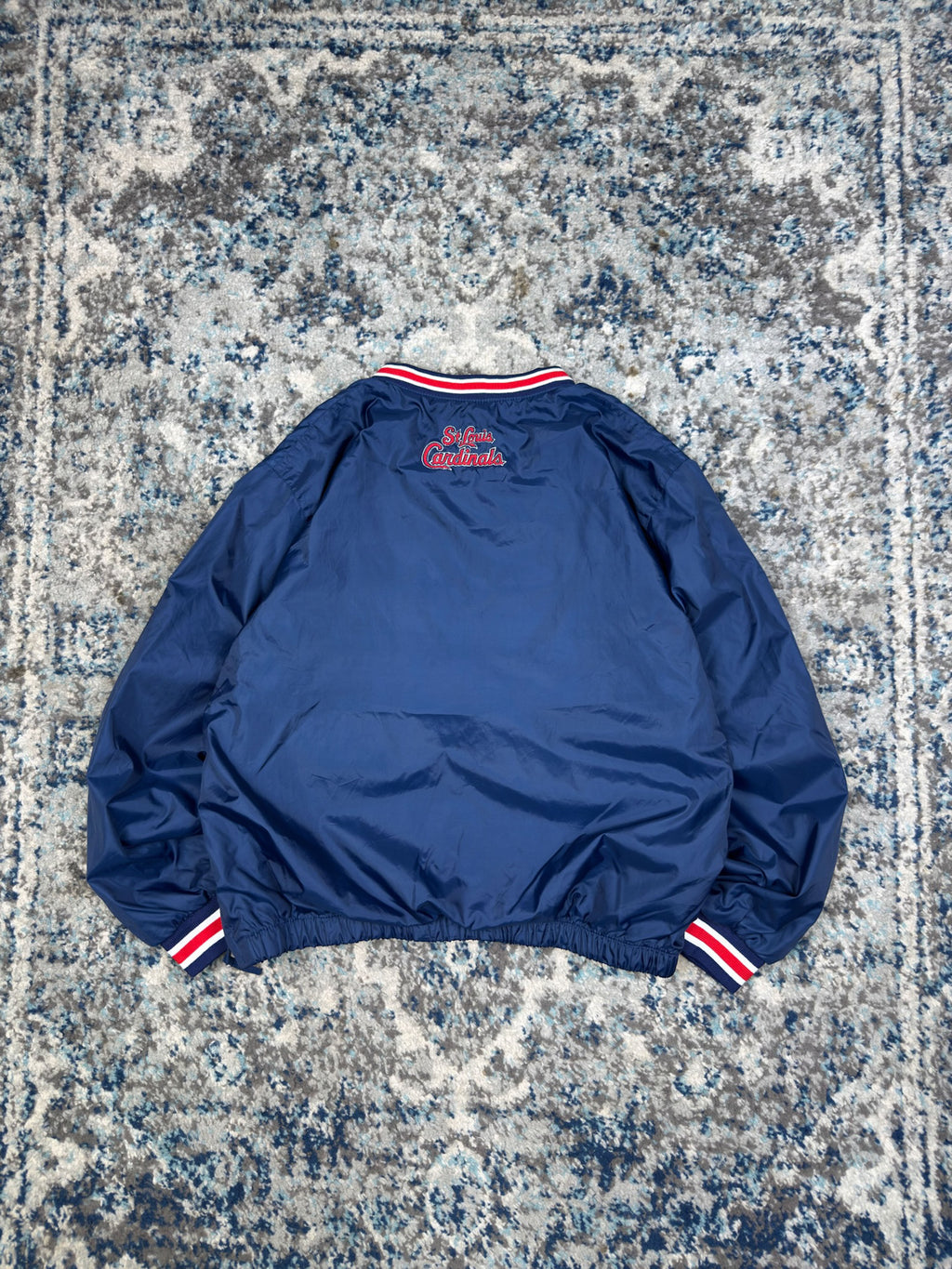 Vintage Arizona Cardinals MLB Embroidered Windbreaker Jacket Size YOUTH L