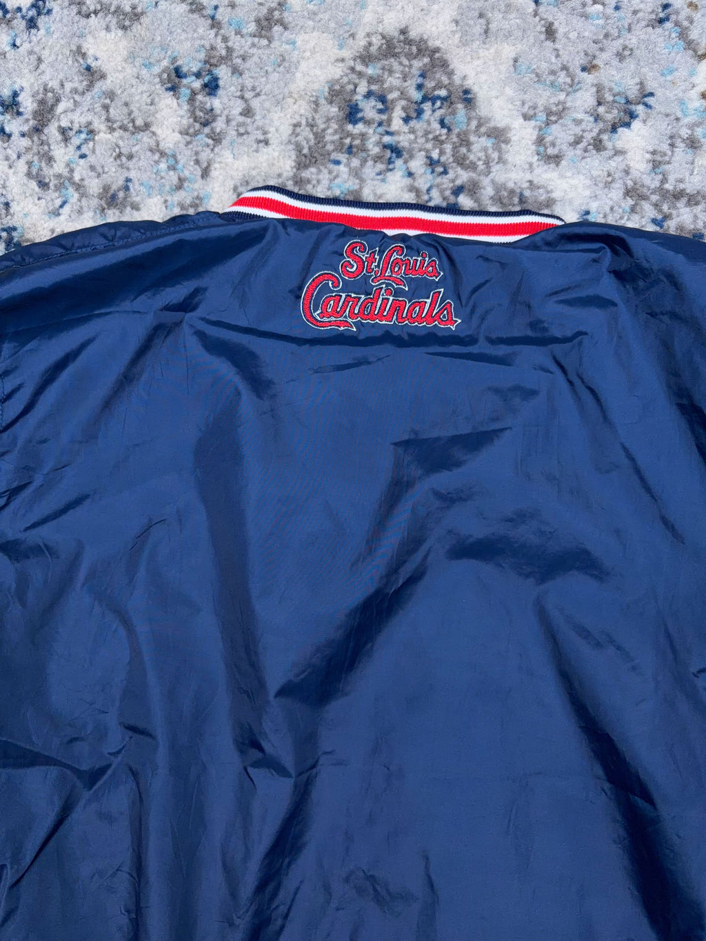 Vintage Arizona Cardinals MLB Embroidered Windbreaker Jacket Size YOUTH L