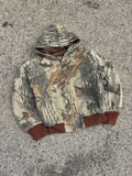 Vintage 90s Walls Realtree Hooded Workwear Bomber Jacket Size YOUTH M