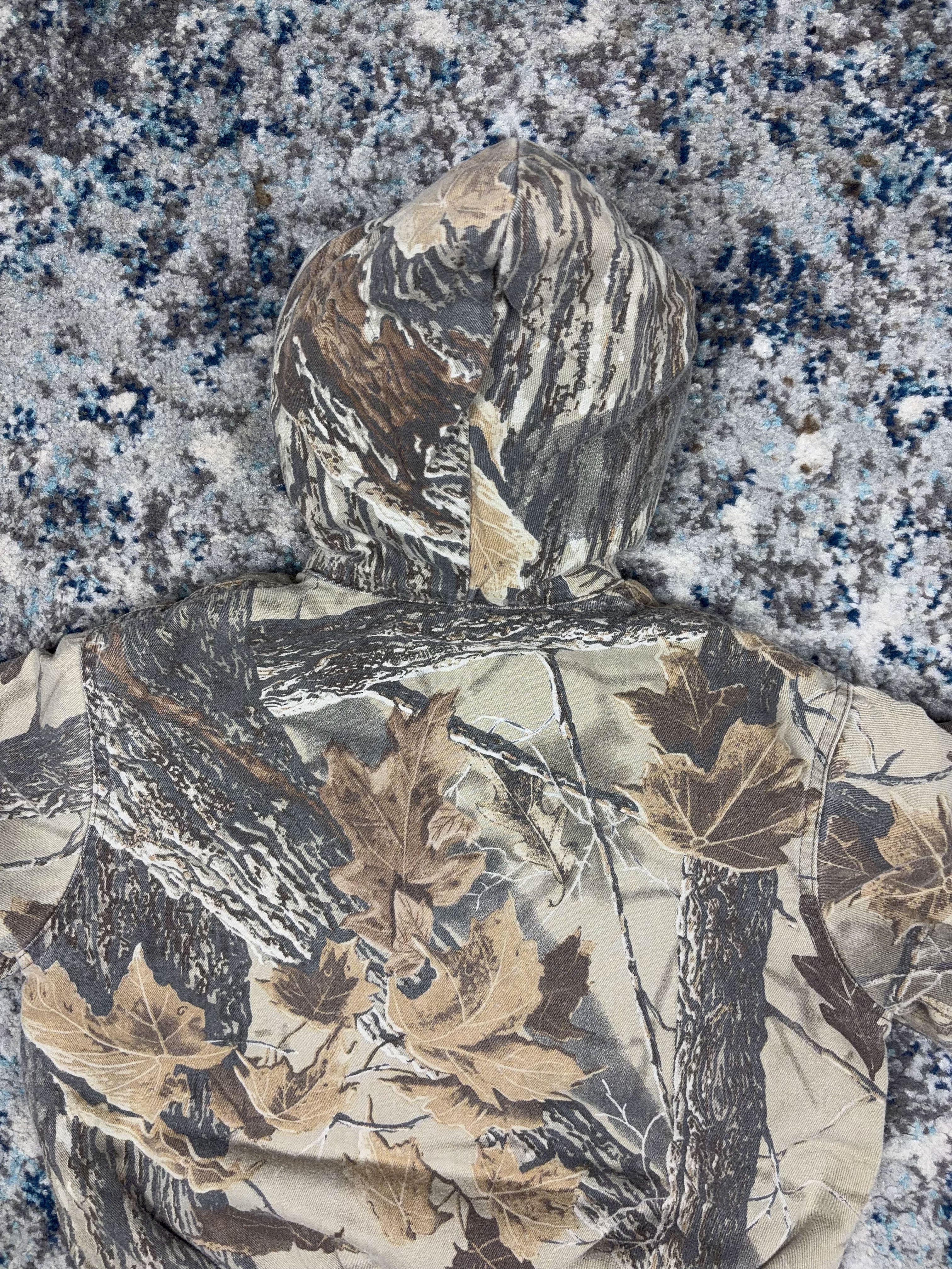 Vintage 90s Walls Realtree Hooded Workwear Bomber Jacket Size YOUTH M