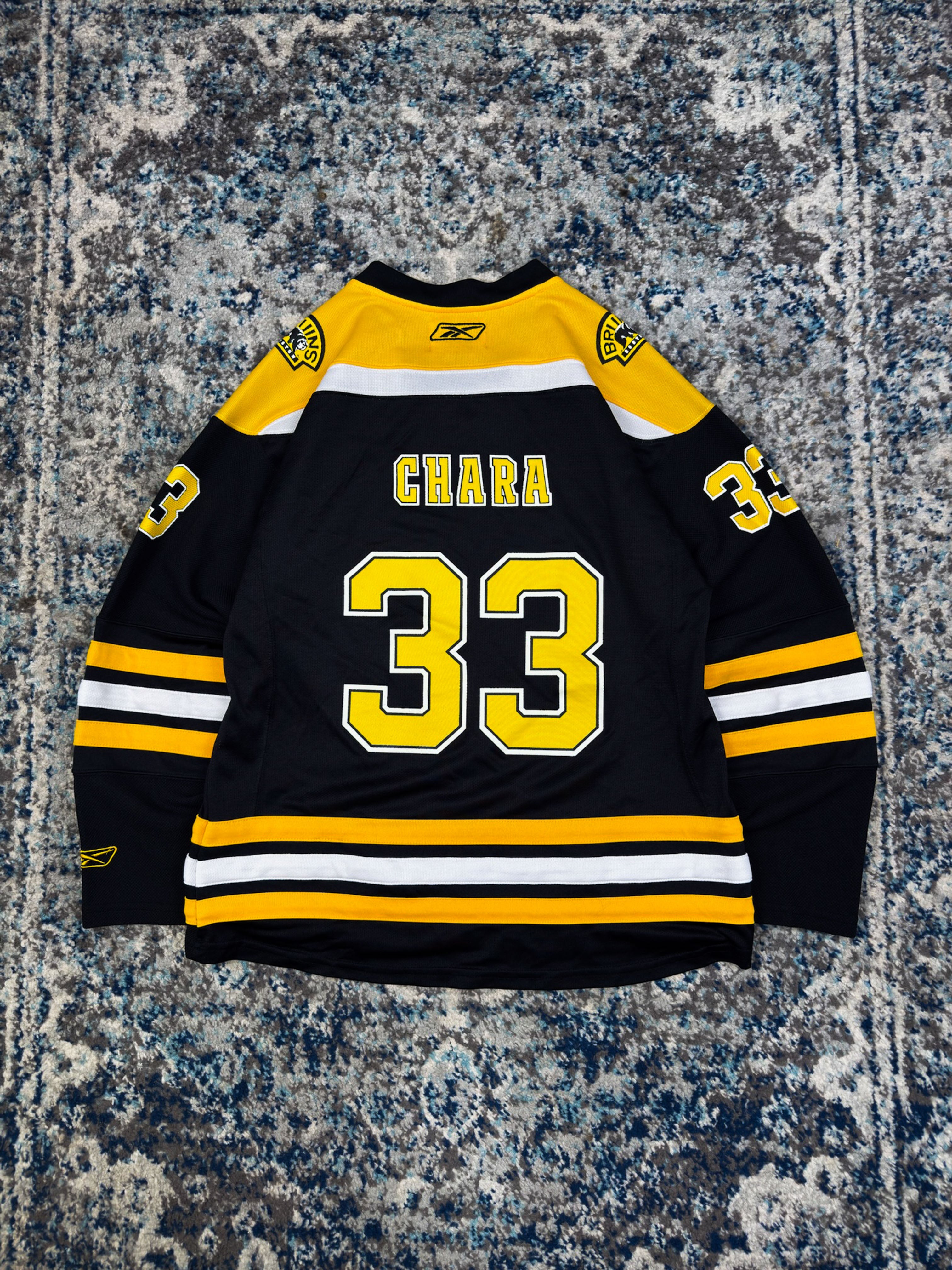 Vintage Zdeno Chara #33 Boston Bruins NHL Hockey Jersey Size YOUTH L