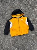 Vintage Nike Embroidered Spellout Logo Hooded Sweatshirt Size YOUTH 3T