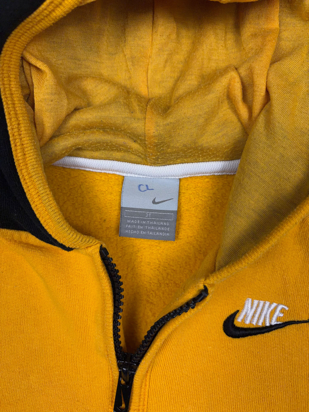 Vintage Nike Embroidered Spellout Logo Hooded Sweatshirt Size YOUTH 3T