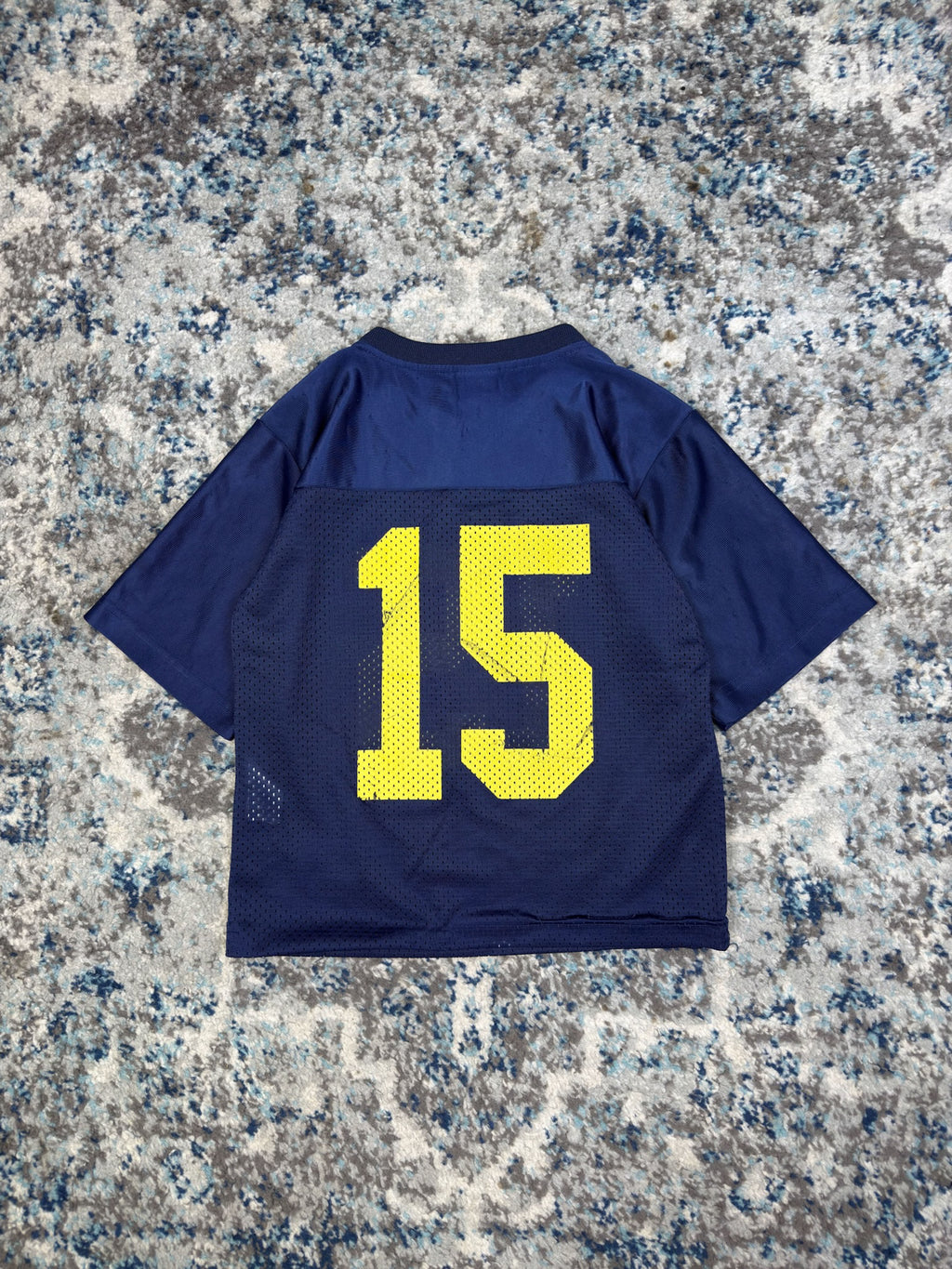Vintage Michigan Wolverines #15 NCAA Nike Football Jersey Size YOUTH 5