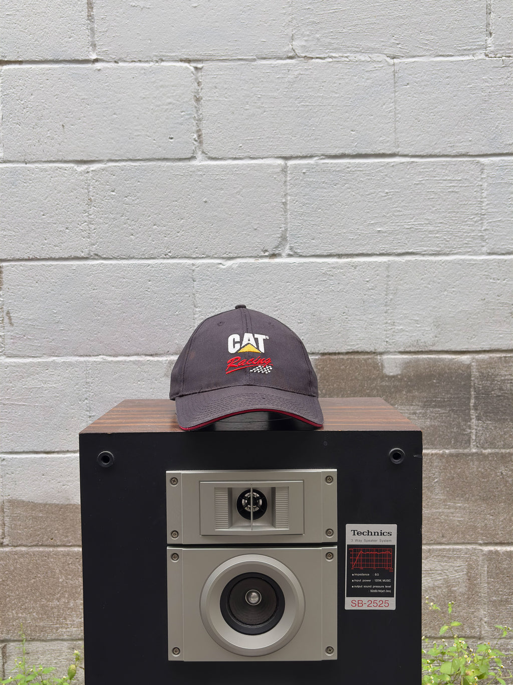 Vintage CAT Racing Nascar Embroidered Logo Strapback Hat OSFA